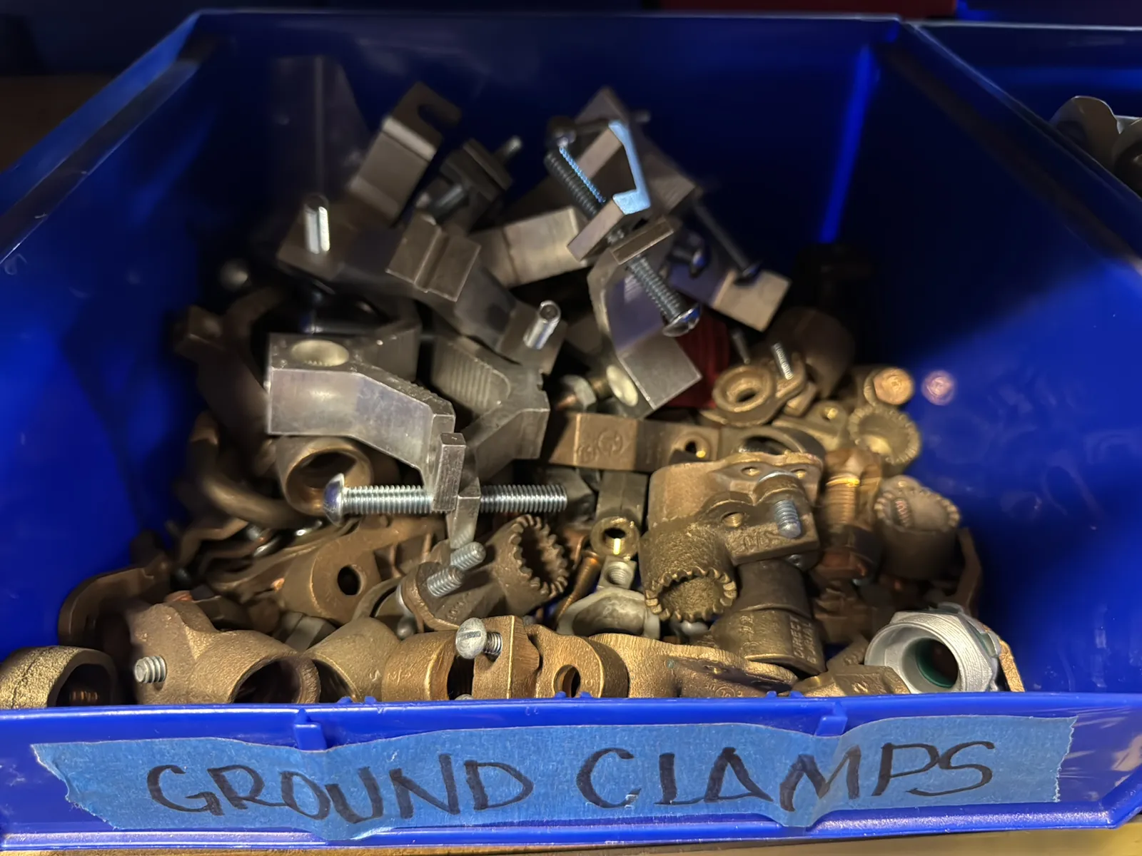Contents Of (1) Shelf: Assorted Electrical Supply, Coupling Hardware And More, photo 6 of 7