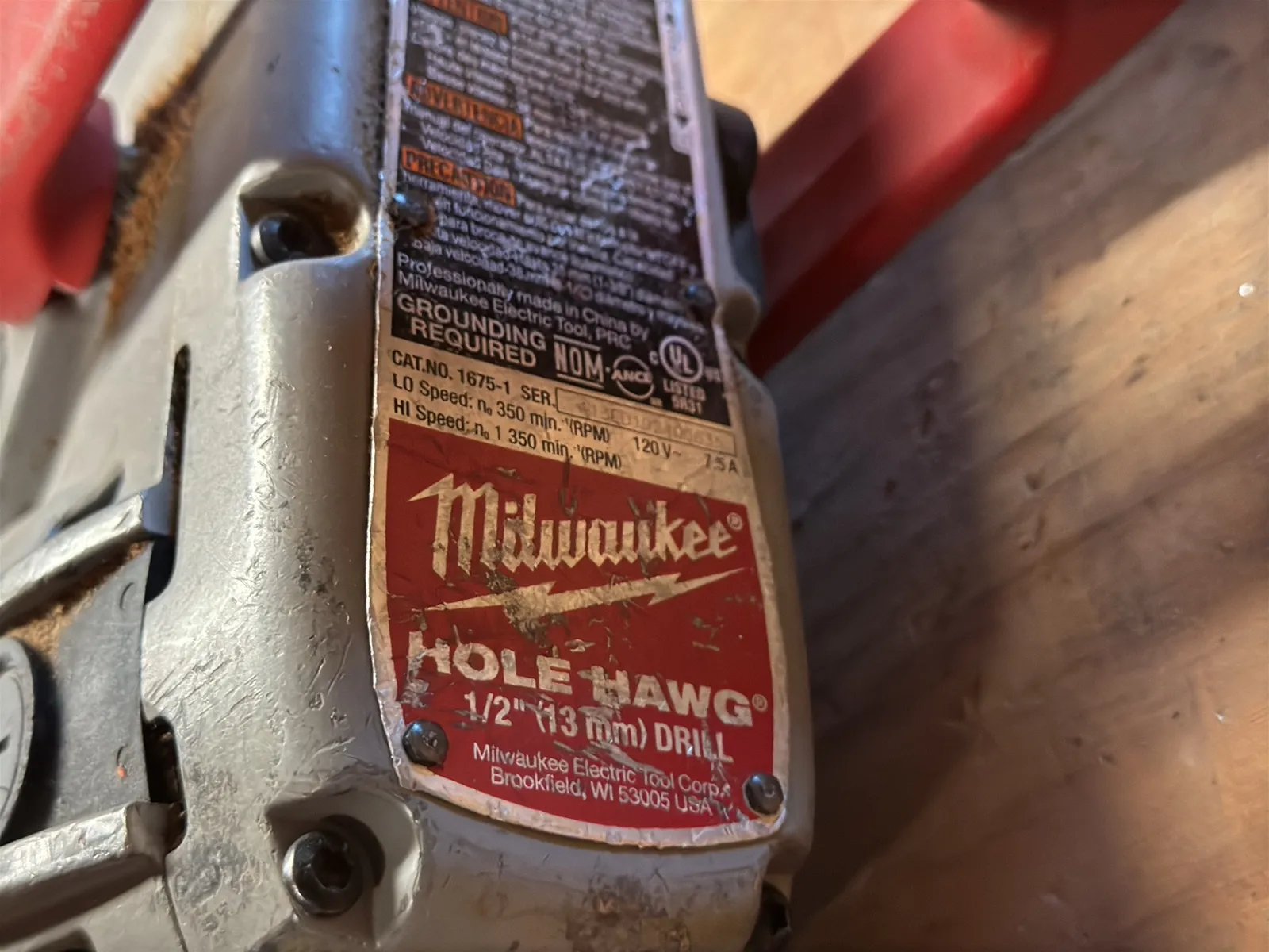 Milwaukee 1/2” Hole Hawg Drill, photo 7 of 9