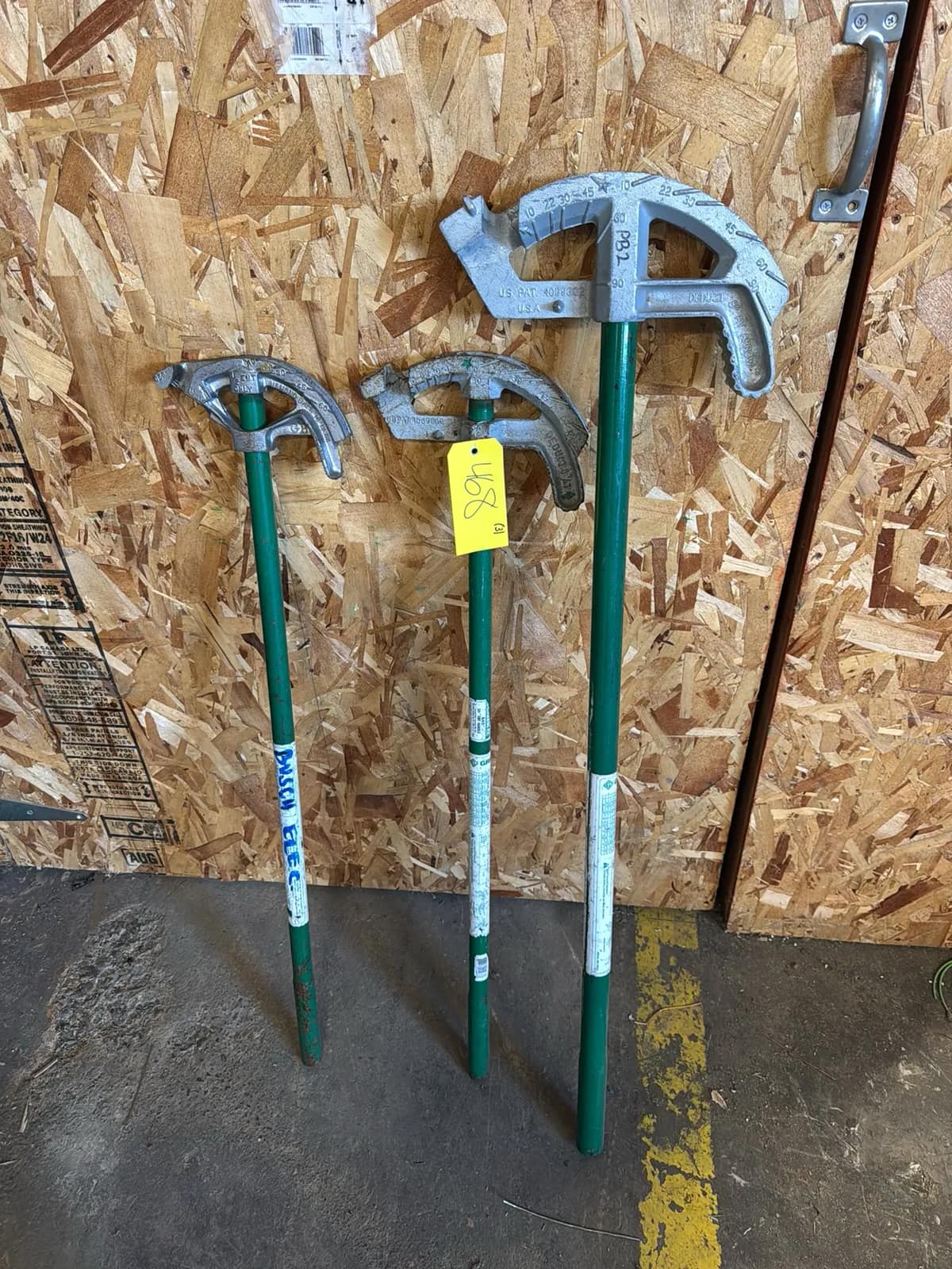 (3) GreenLee Pipe Benders, photo 1 of 8