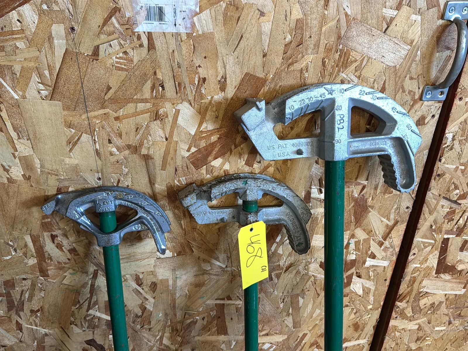 (3) GreenLee Pipe Benders, photo 2 of 8