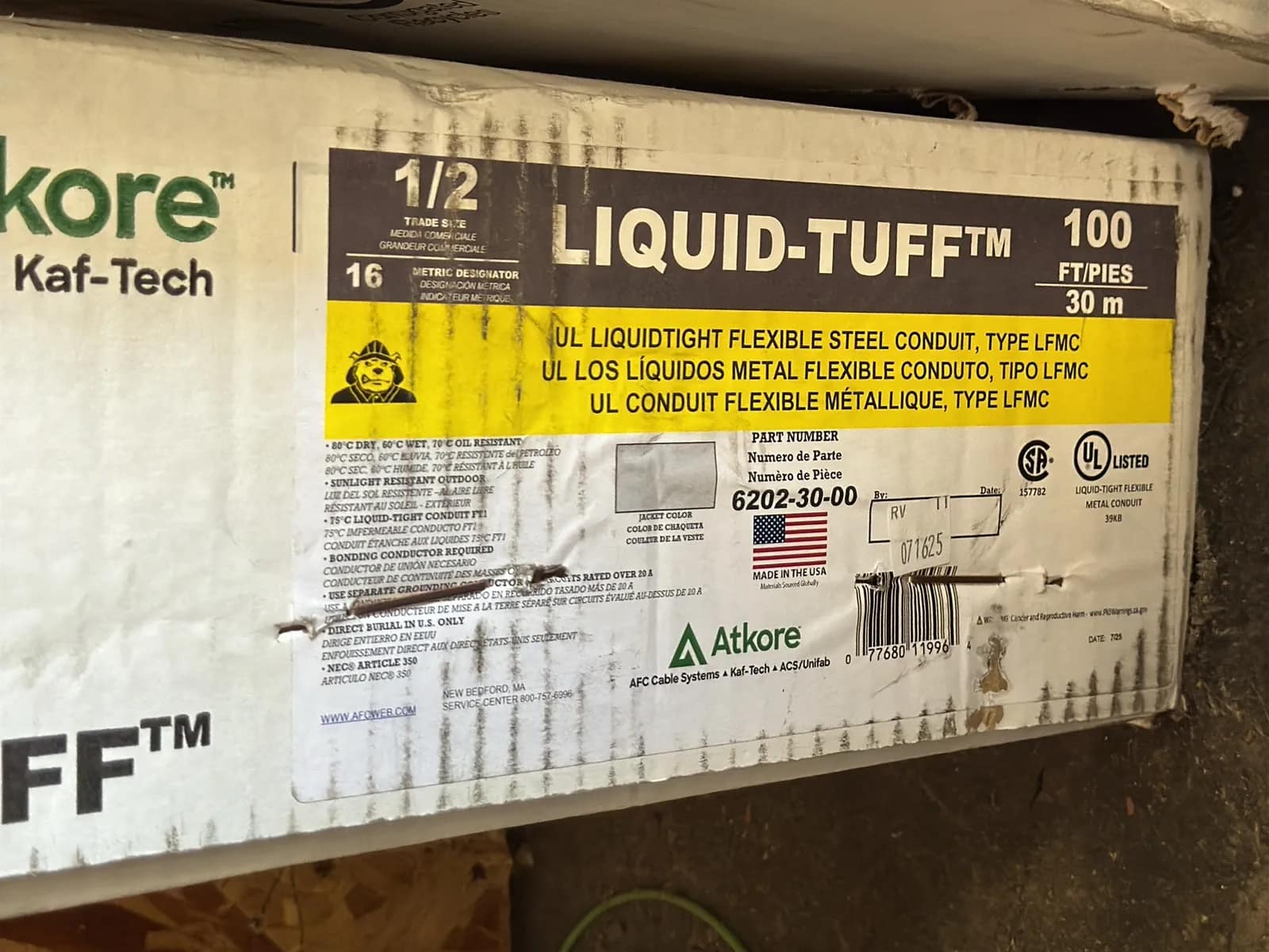 (2) Boxes Of Liquid-Tuff Conduit, photo 4 of 5