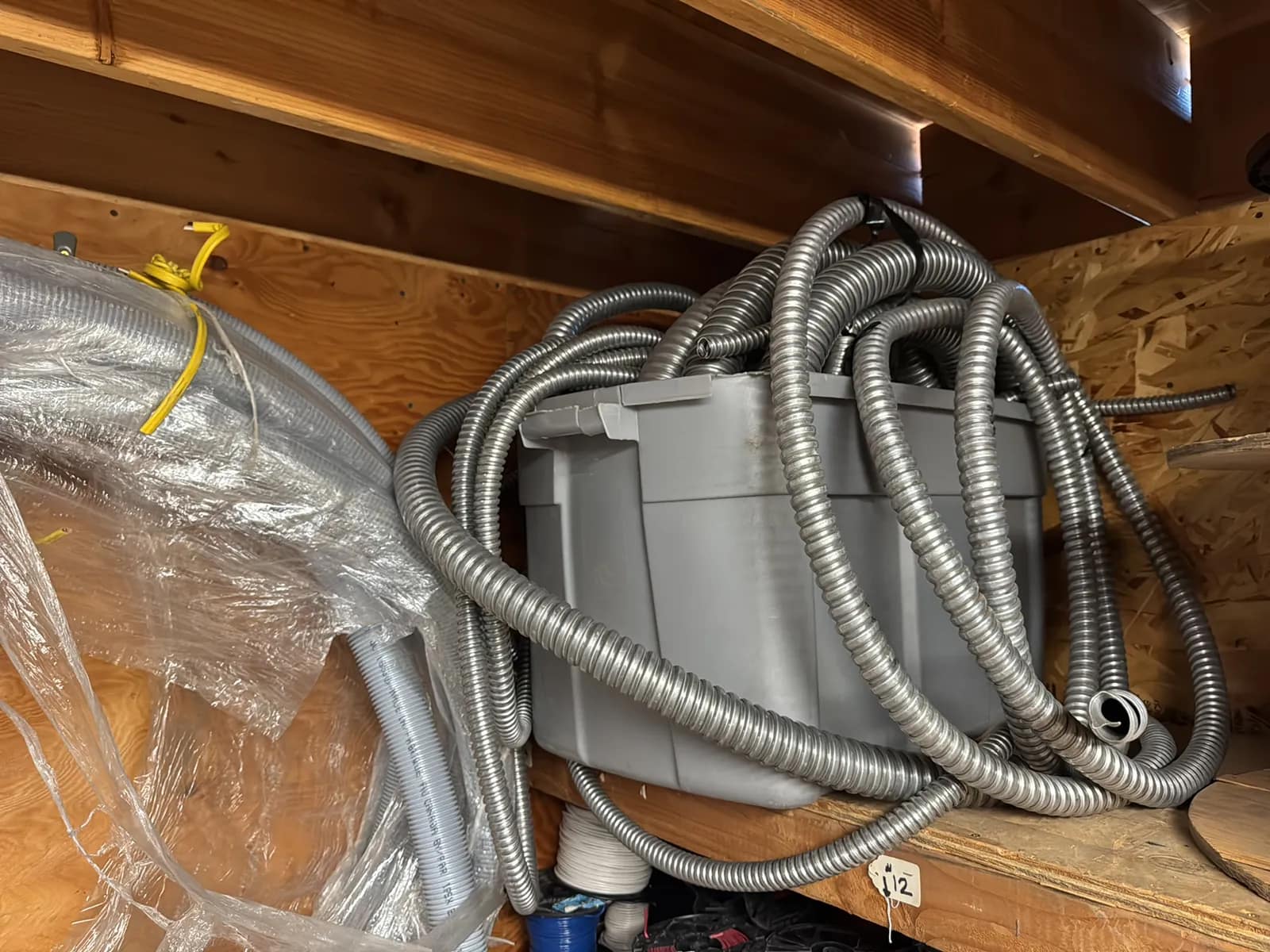Contents Of Wall: Assorted Conduit, photo 2 of 11
