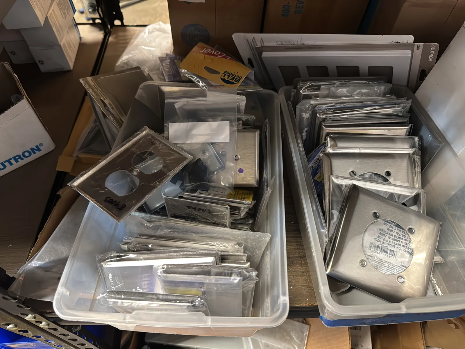 Contents Of (1) Shelf: Lutron Accessories, Switch Covers And More, photo 2 of 13
