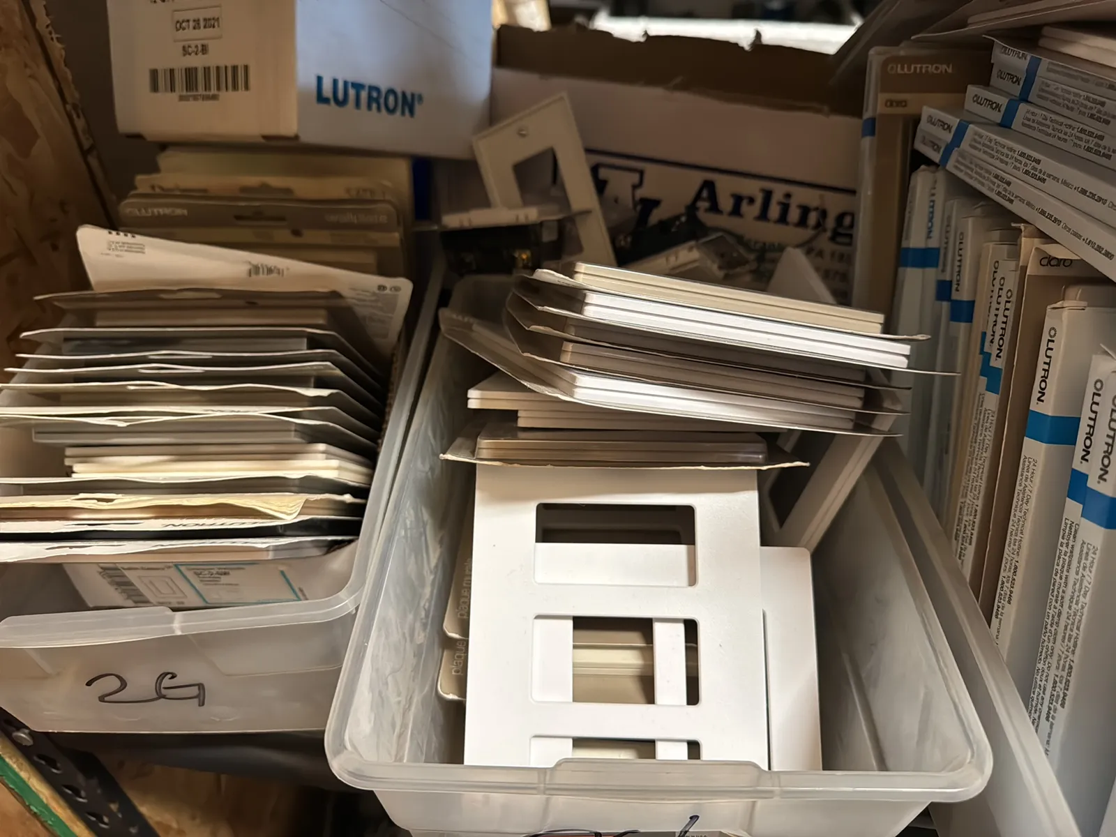 Contents Of (1) Shelf: Lutron Accessories, Switch Covers And More, photo 9 of 13