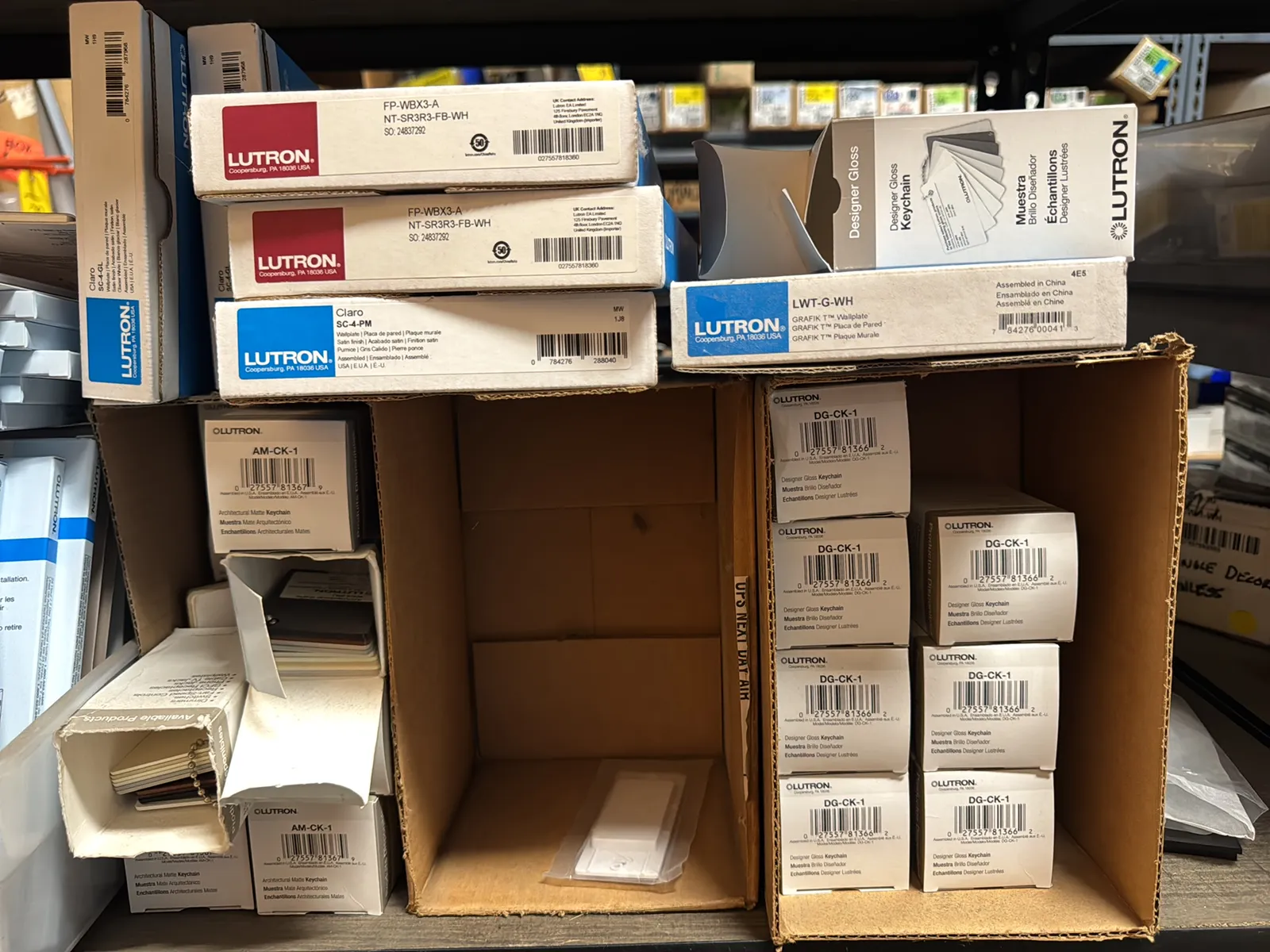 Contents Of (1) Shelf: Lutron Accessories, Switch Covers And More, photo 13 of 13