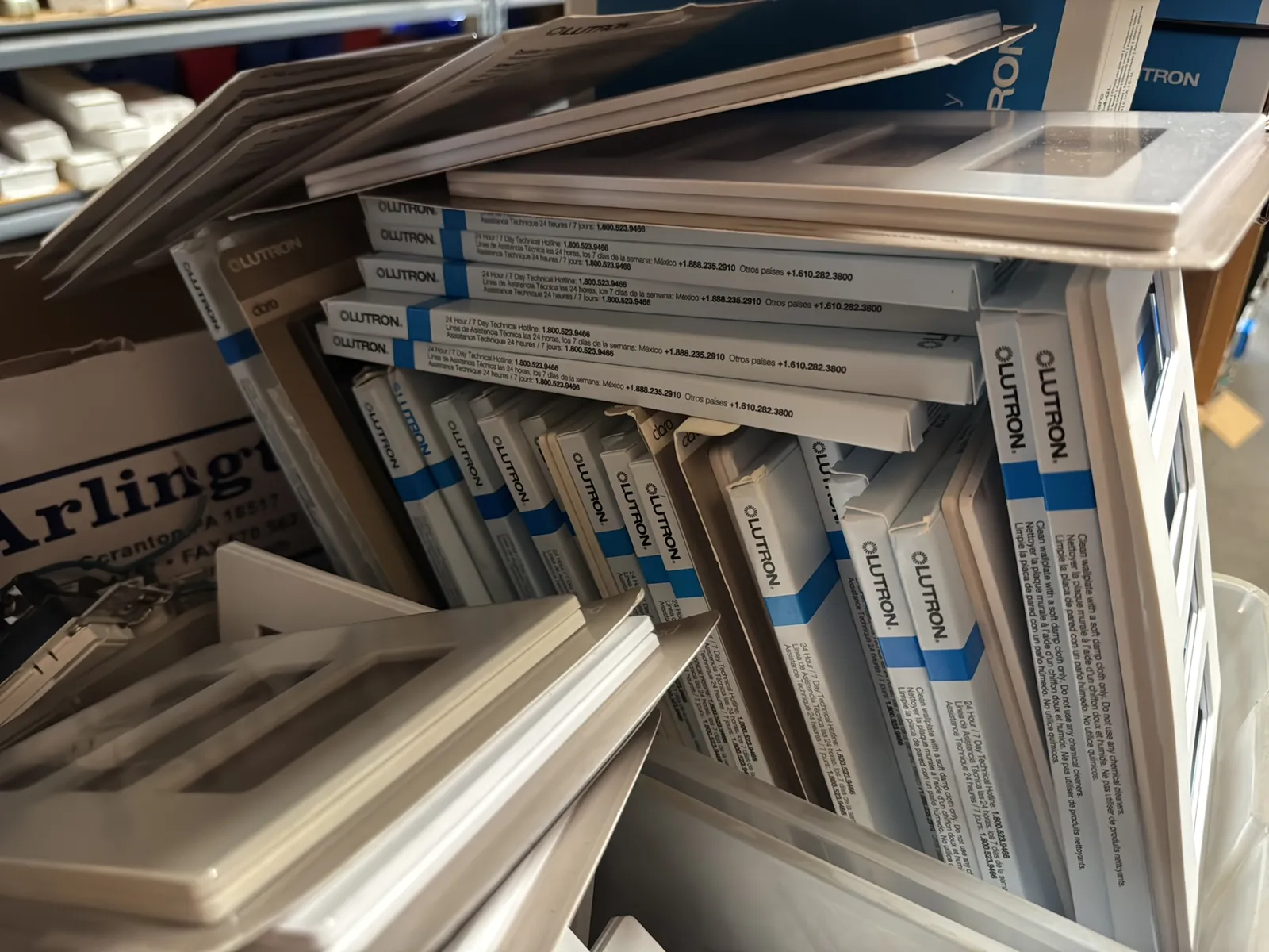 Contents Of (1) Shelf: Lutron Accessories, Switch Covers And More, photo 11 of 13