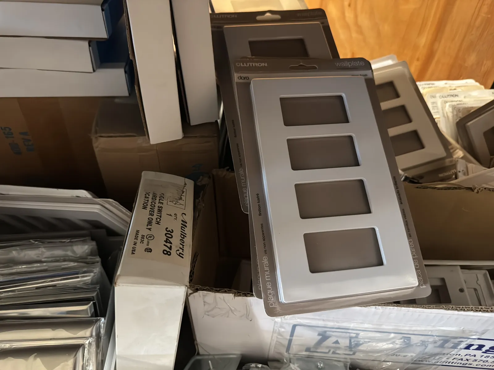 Contents Of (1) Shelf: Lutron Accessories, Switch Covers And More, photo 4 of 13