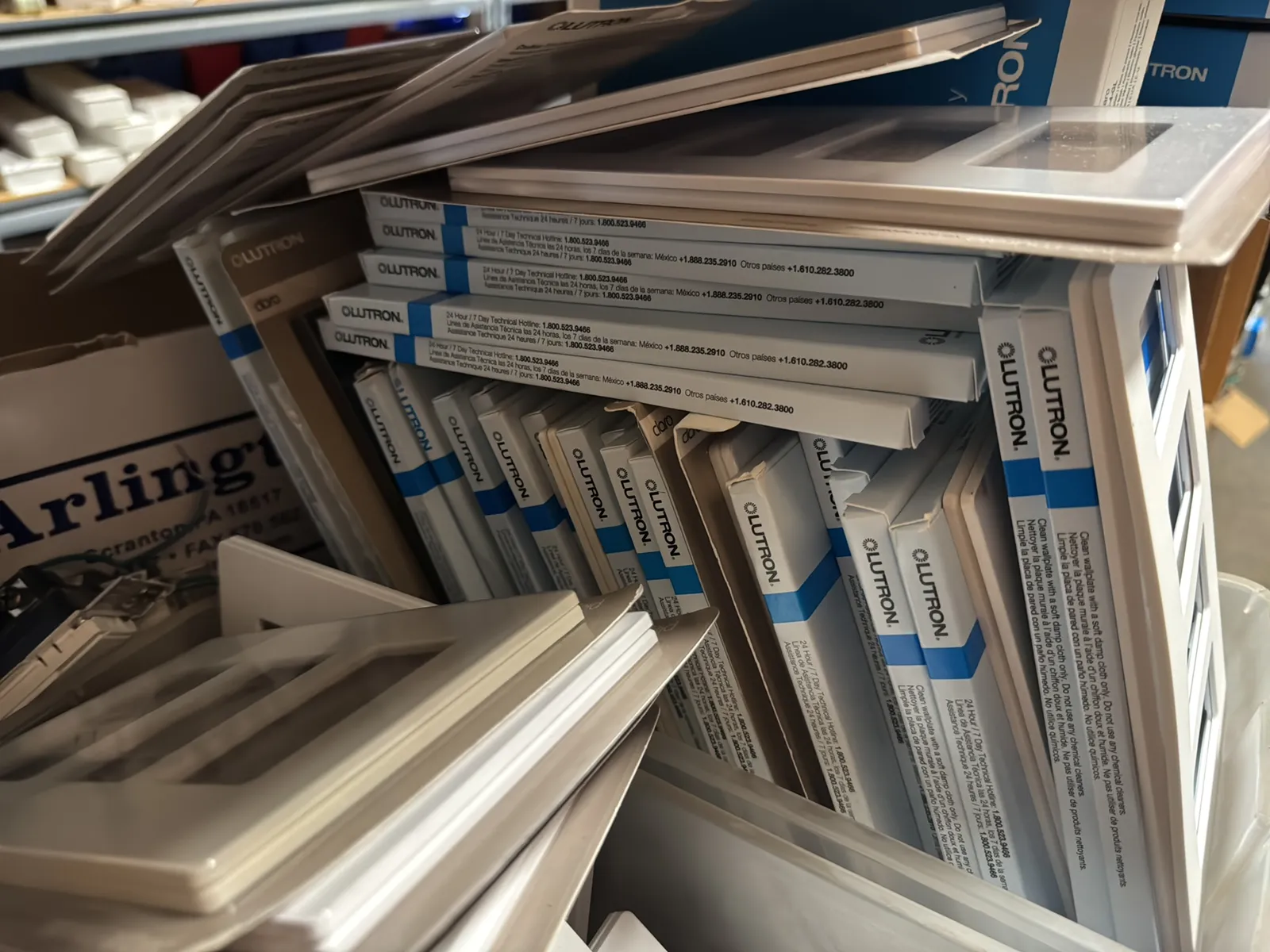 Contents Of (1) Shelf: Lutron Accessories, Switch Covers And More, photo 12 of 13
