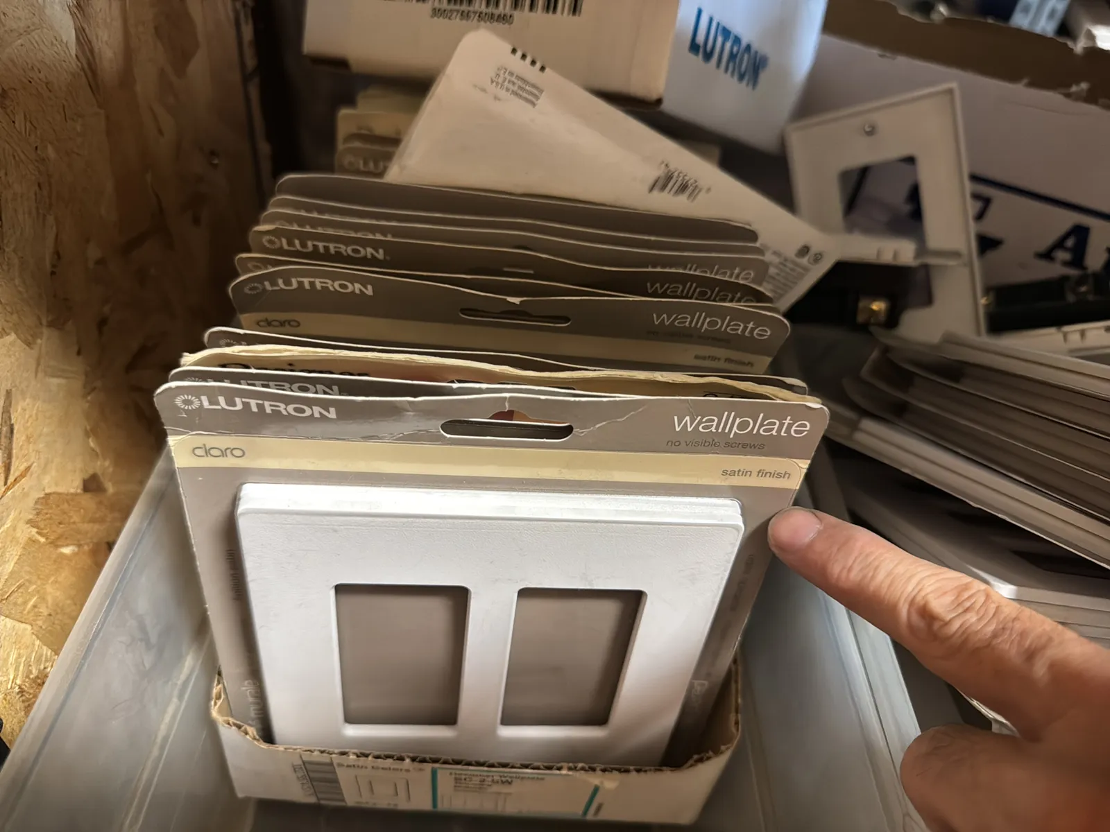 Contents Of (1) Shelf: Lutron Accessories, Switch Covers And More, photo 8 of 13