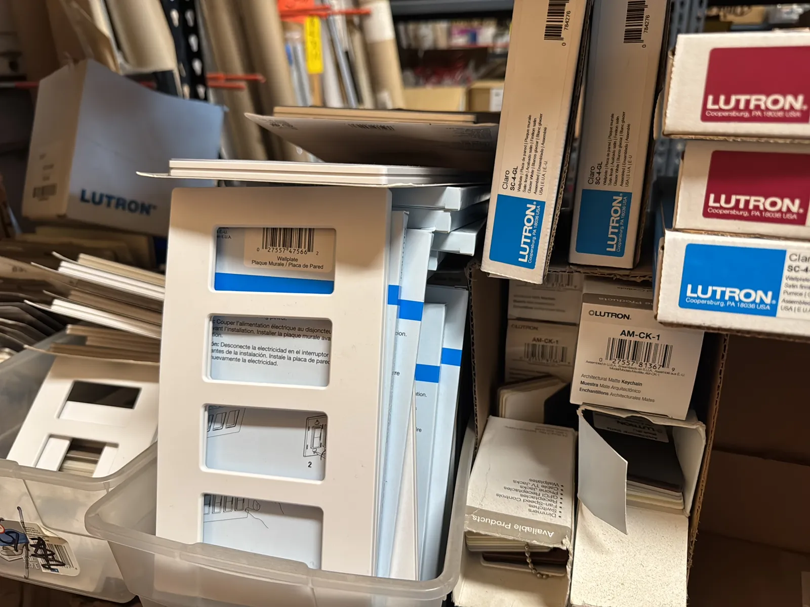 Contents Of (1) Shelf: Lutron Accessories, Switch Covers And More, photo 10 of 13