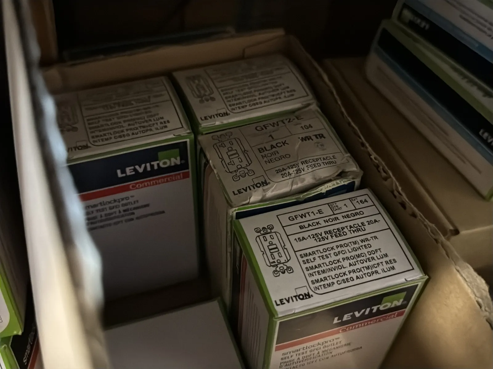 Contents Of (1) Shelf: Leviton Switches, Lutron Switches And More, photo 3 of 12