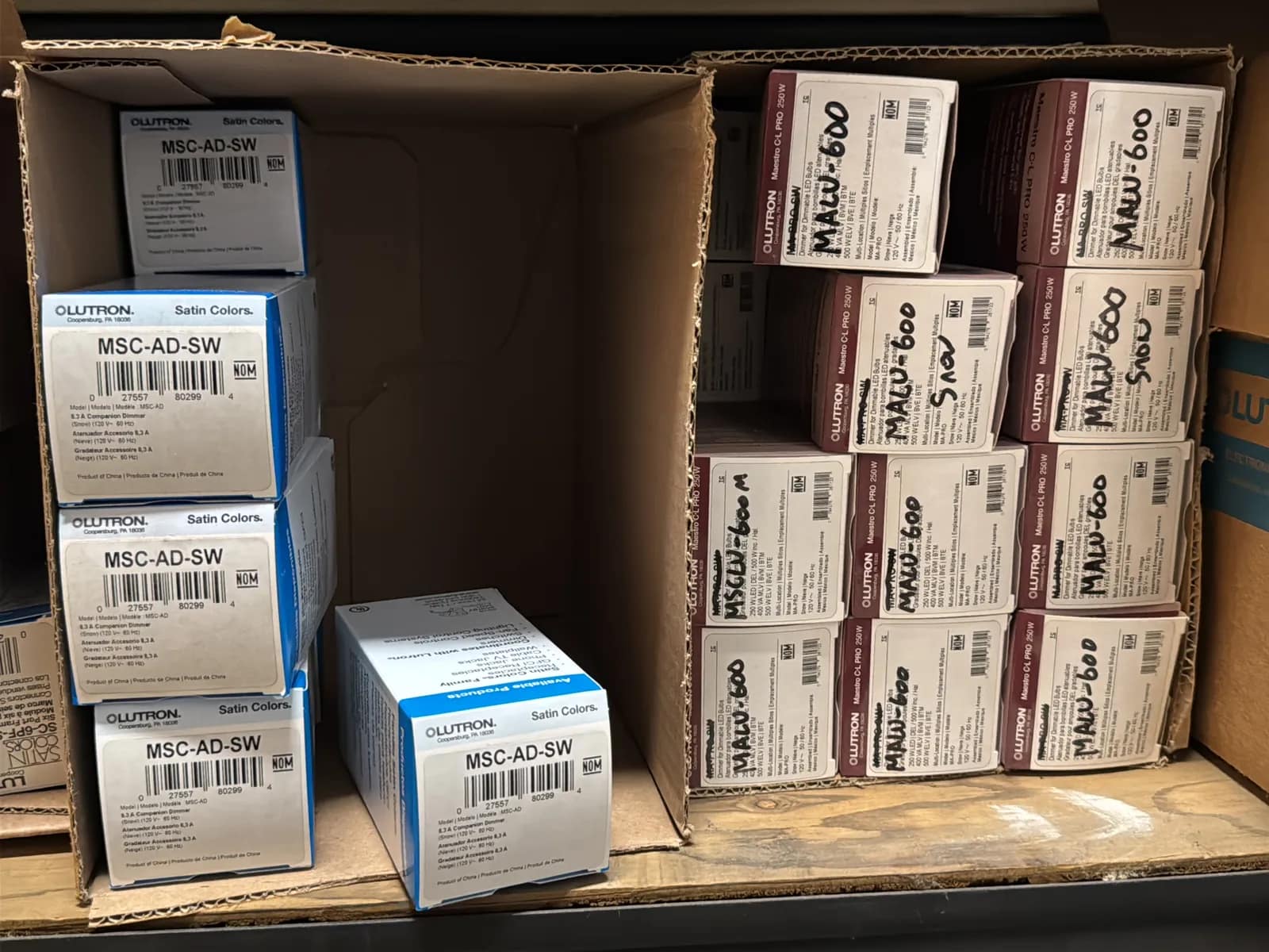 Contents Of (1) Shelf: Leviton Switches, Lutron Switches And More, photo 11 of 12