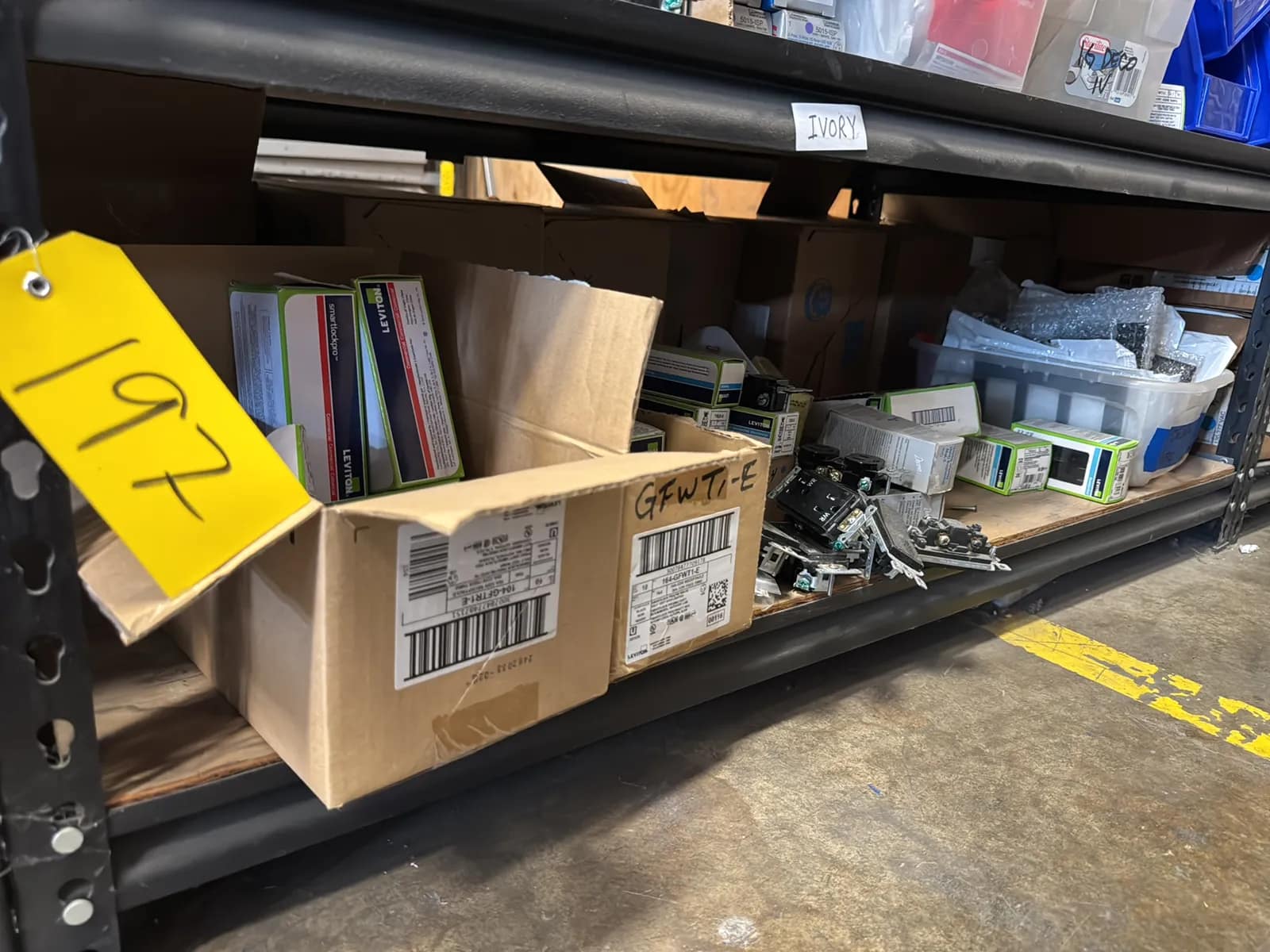 Contents Of (1) Shelf: Leviton Switches, Lutron Switches And More, photo 1 of 12