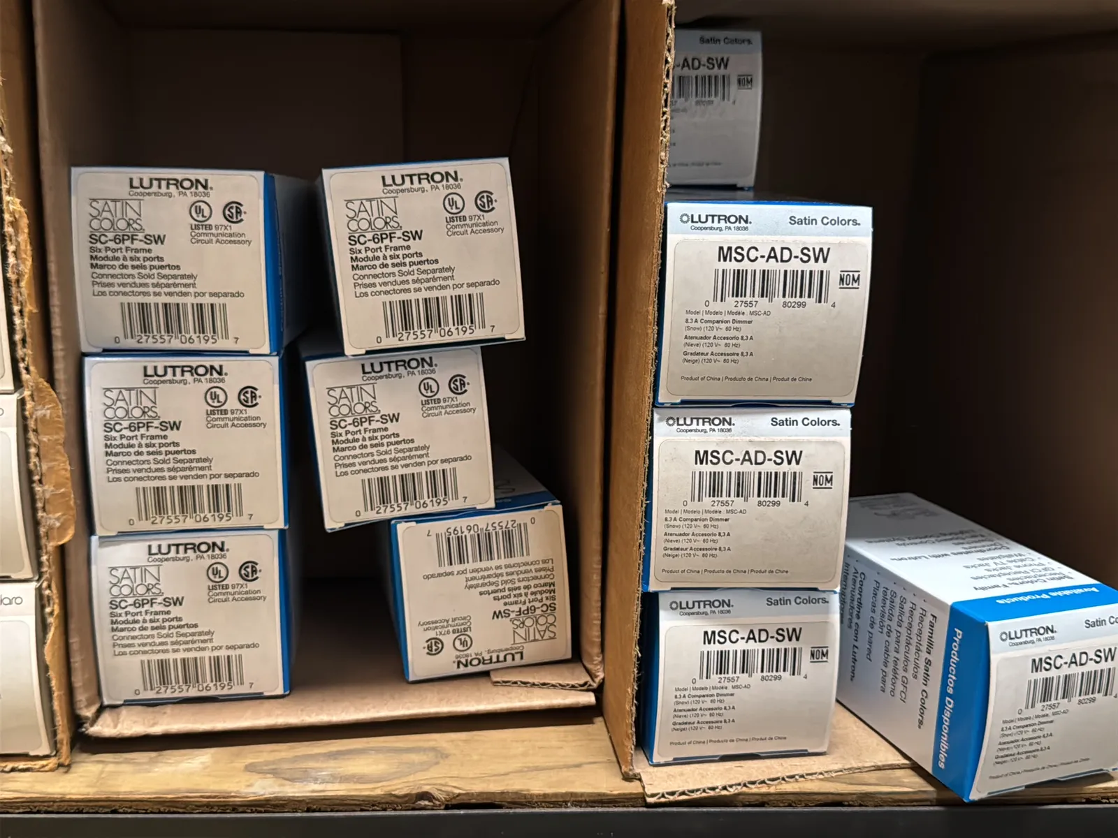 Contents Of (1) Shelf: Leviton Switches, Lutron Switches And More, photo 10 of 12