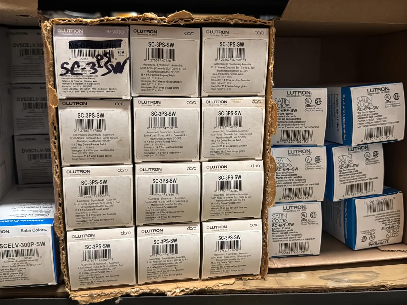 Contents Of (1) Shelf: Leviton Switches, Lutron Switches And More, photo 9 of 12