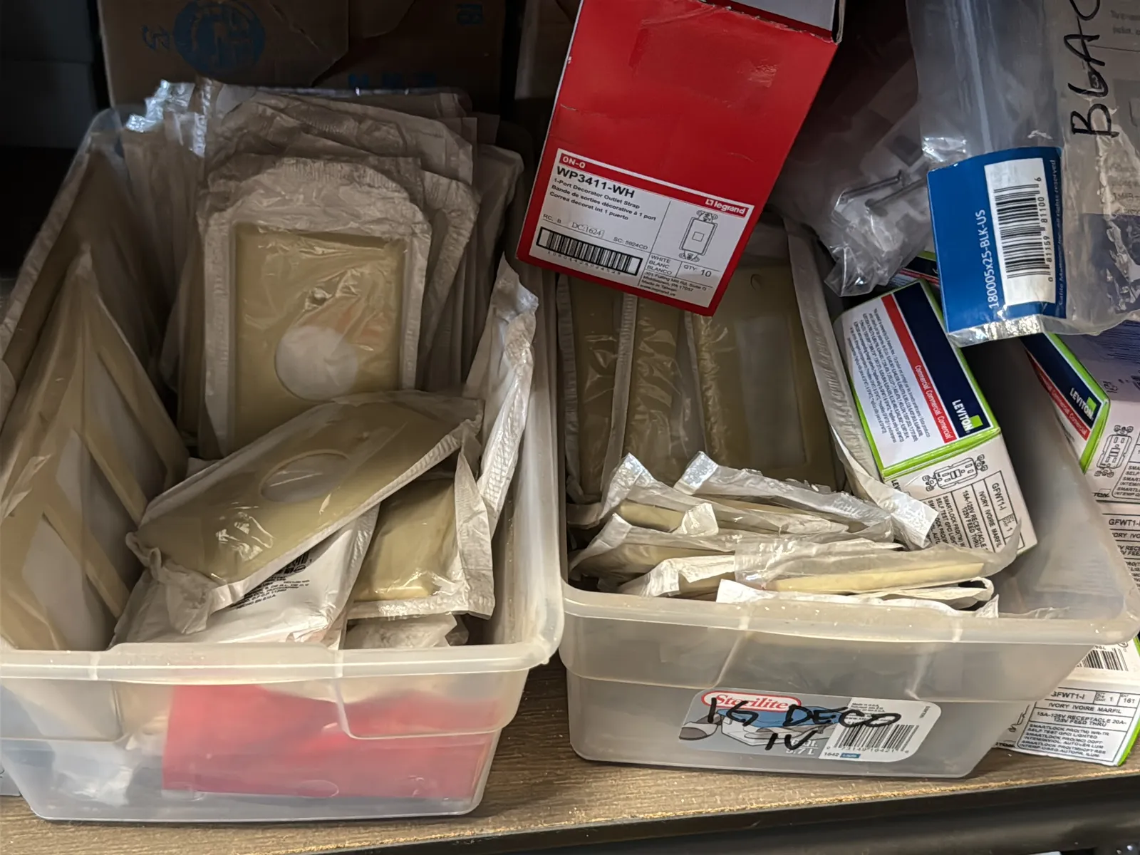 Contents Of (1) Shelf: Decora Switches, Lutron Switches, Switch Plates And More, photo 4 of 9