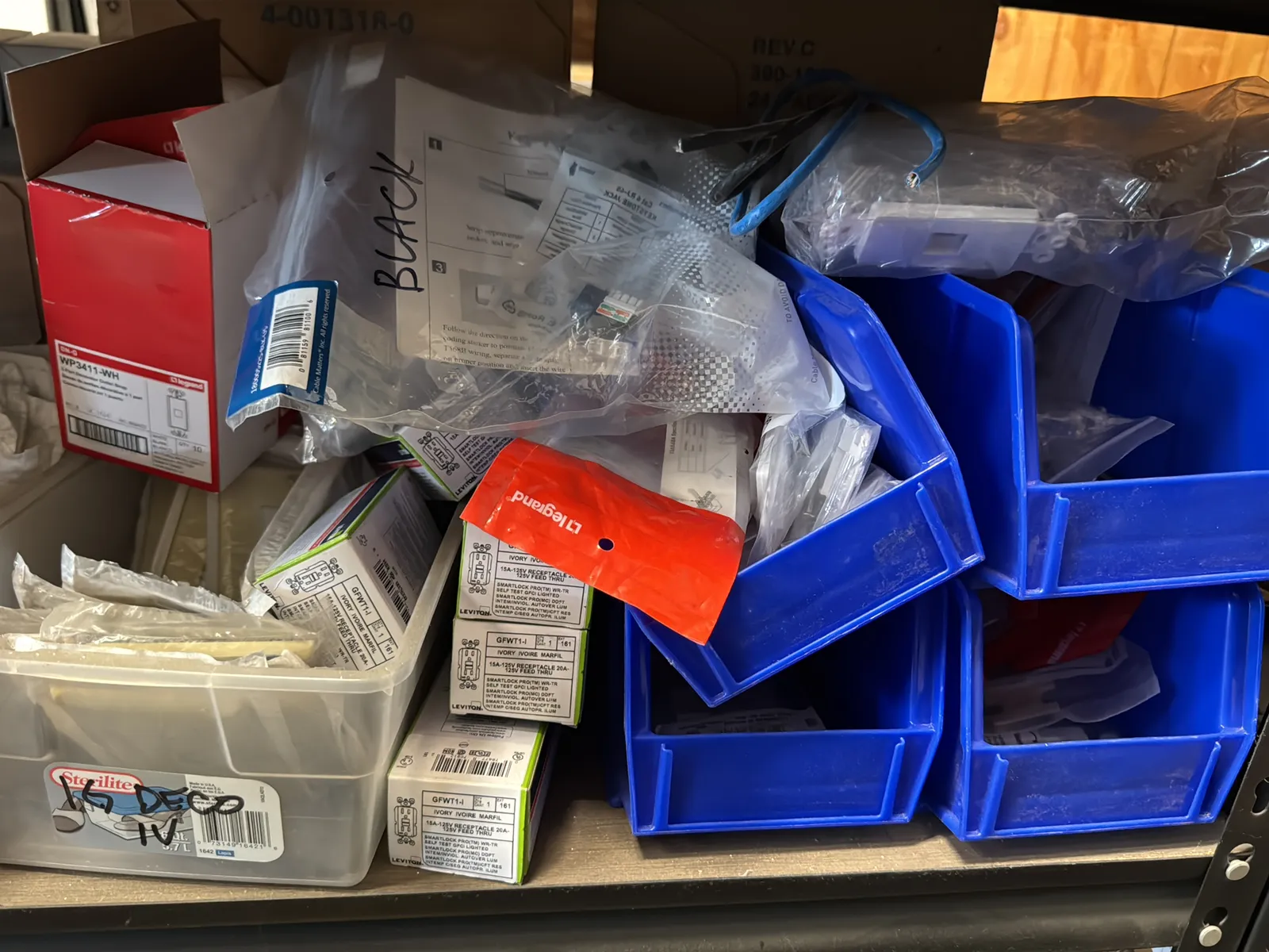 Contents Of (1) Shelf: Decora Switches, Lutron Switches, Switch Plates And More, photo 5 of 9