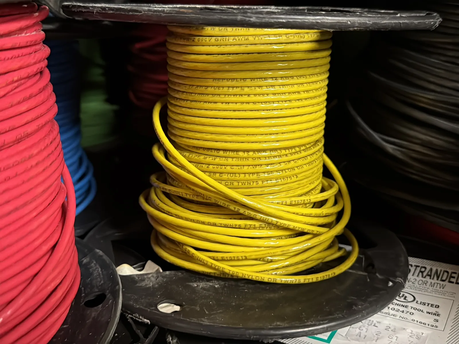 Contents Of (1) Shelf: Assorted Wire, photo 5 of 8