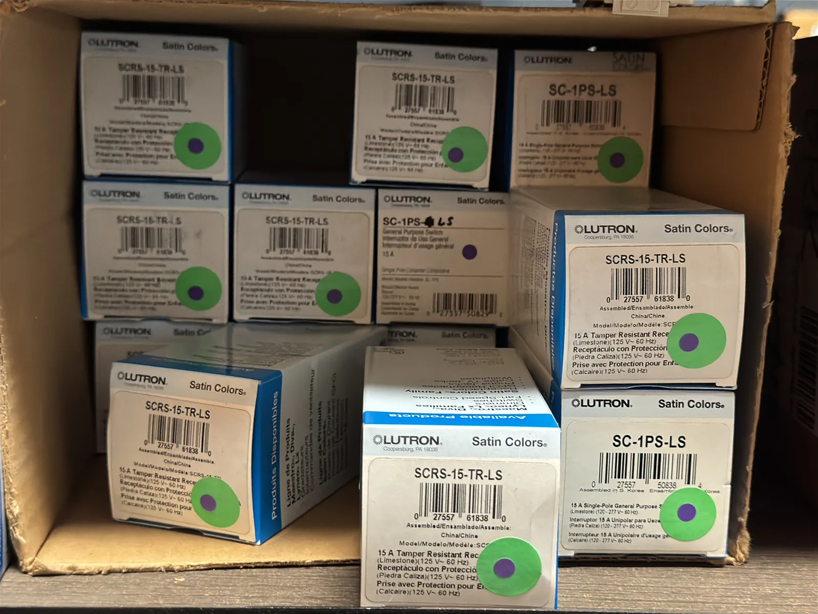 Contents Of (1) Shelf: Leviton Switches, Lutron Switches And More, photo 8 of 9