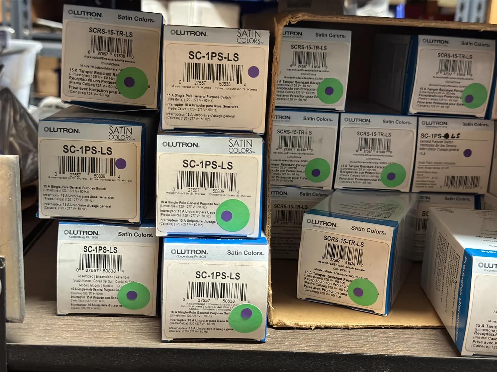Contents Of (1) Shelf: Leviton Switches, Lutron Switches And More, photo 9 of 9