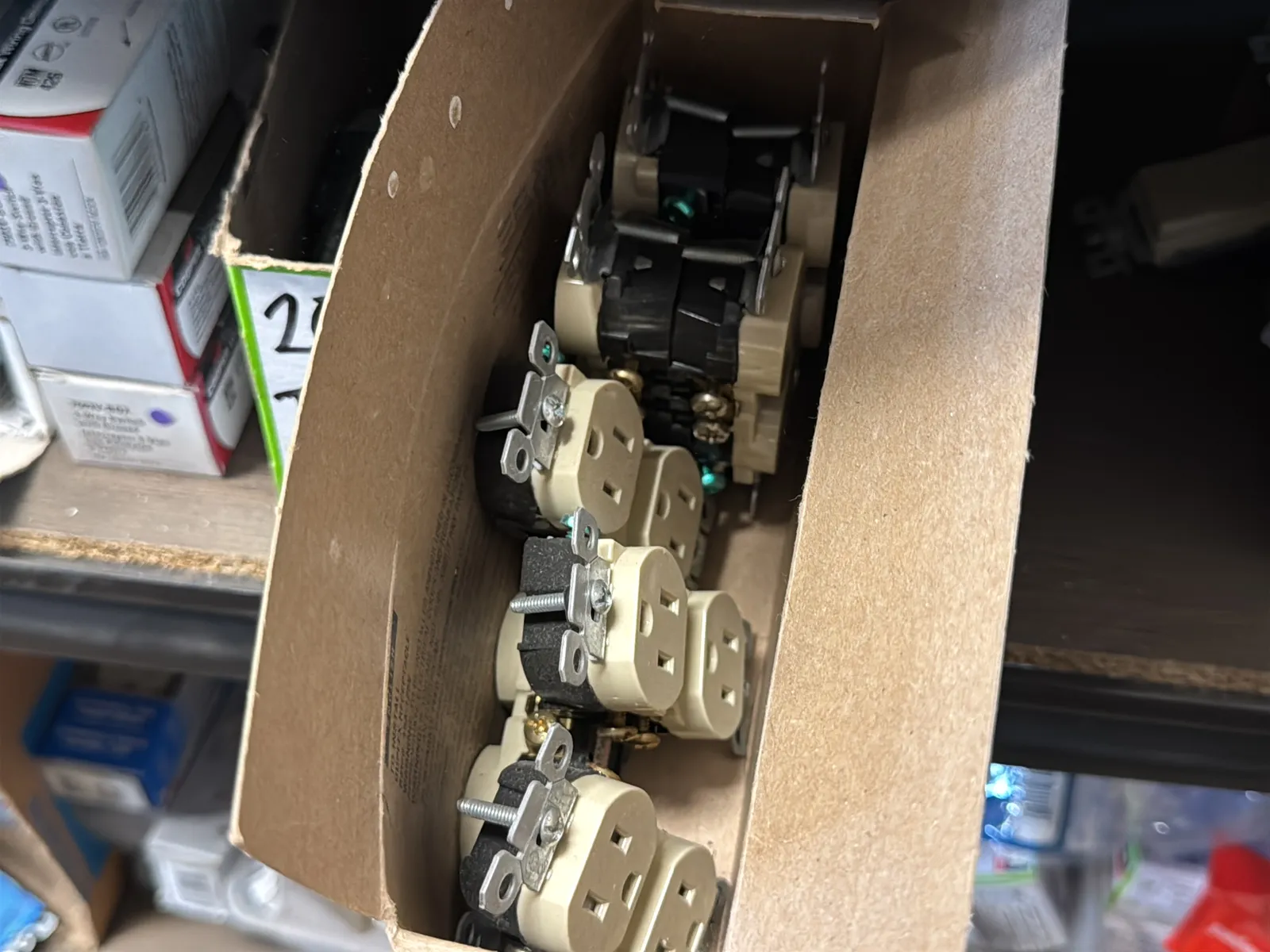 Contents Of (1) Shelf: Leviton Switches, Lutron Switches And More, photo 4 of 9