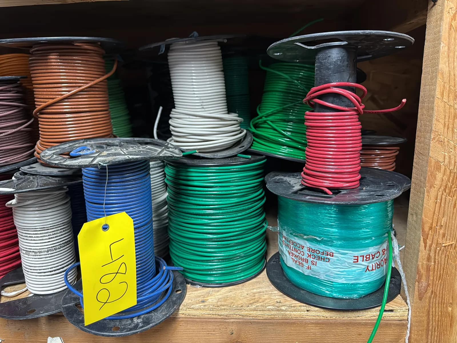 Contents Of (1) Shelf: Assorted Wire, photo 2 of 16