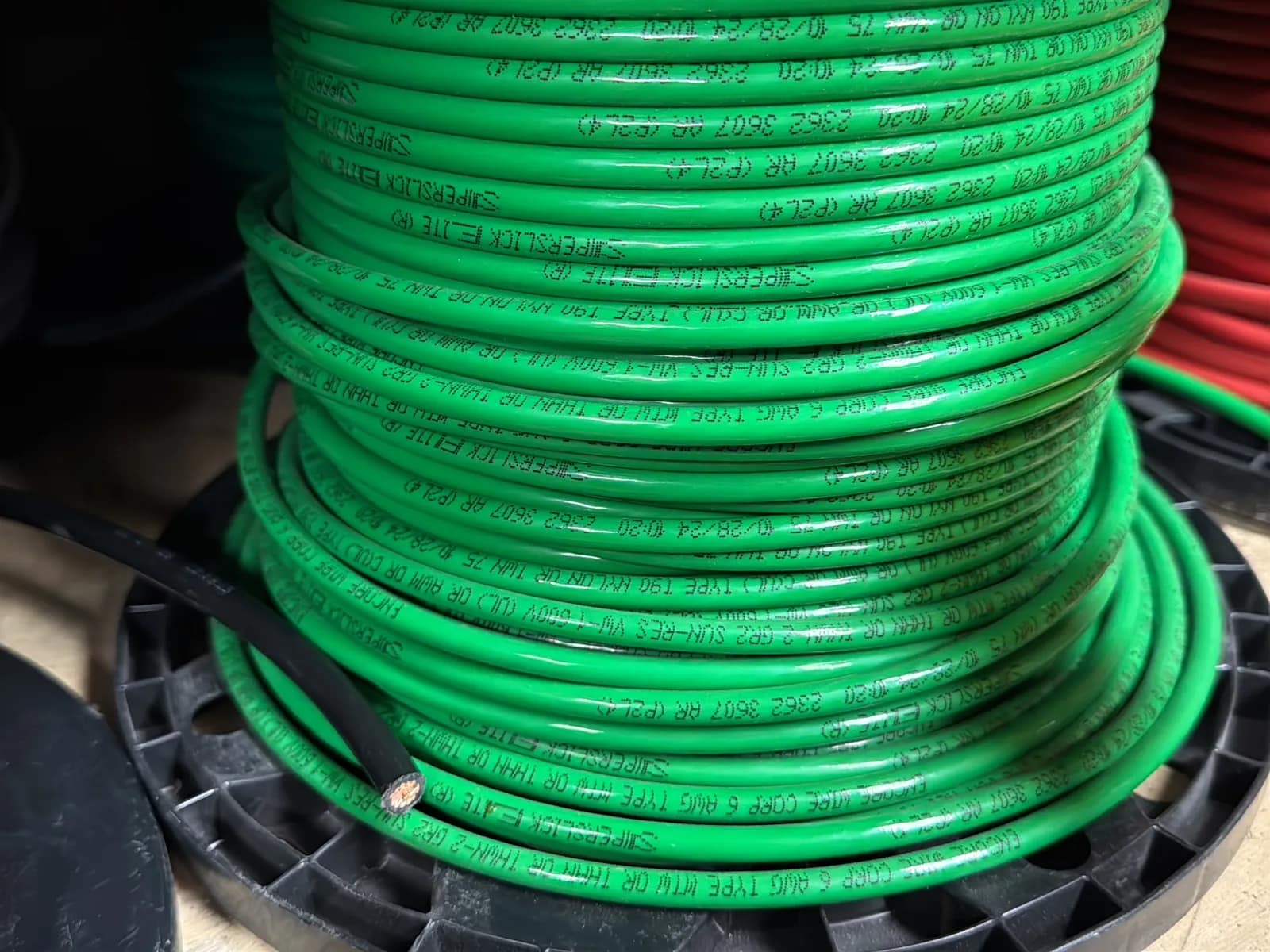 Contents Of (1) Shelf: (10) Spools of Assorted Wire, photo 4 of 11