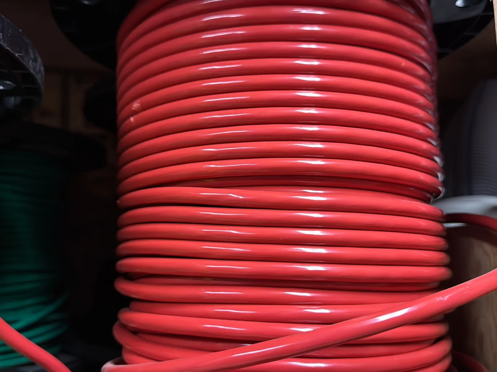 Contents Of (1) Shelf: (10) Spools of Assorted Wire, photo 5 of 11