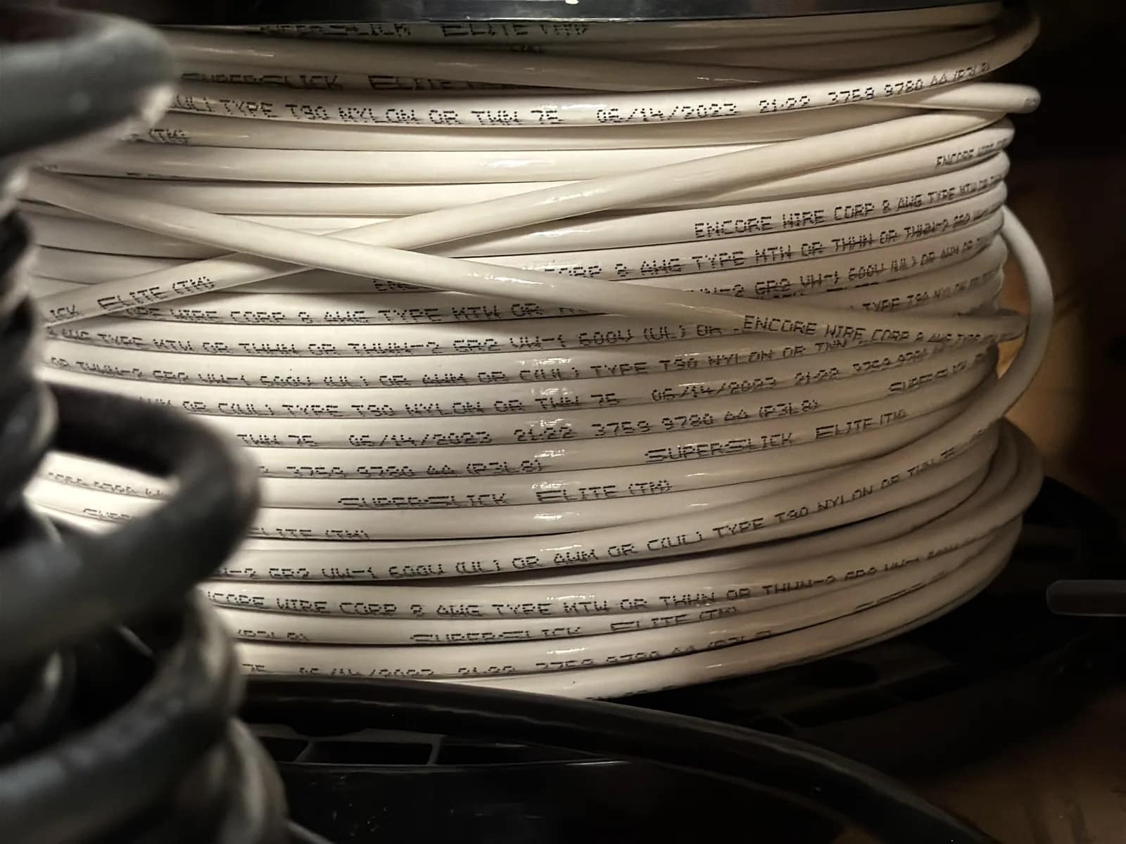 Contents Of (1) Shelf: (10) Spools of Assorted Wire, photo 7 of 11