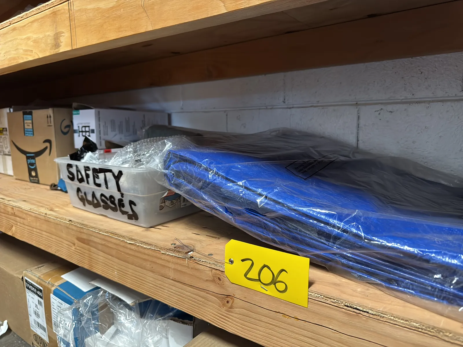 Contents Of (1) Shelf: PPE, Compact Fluorescents, Lutron And More, photo 1 of 10