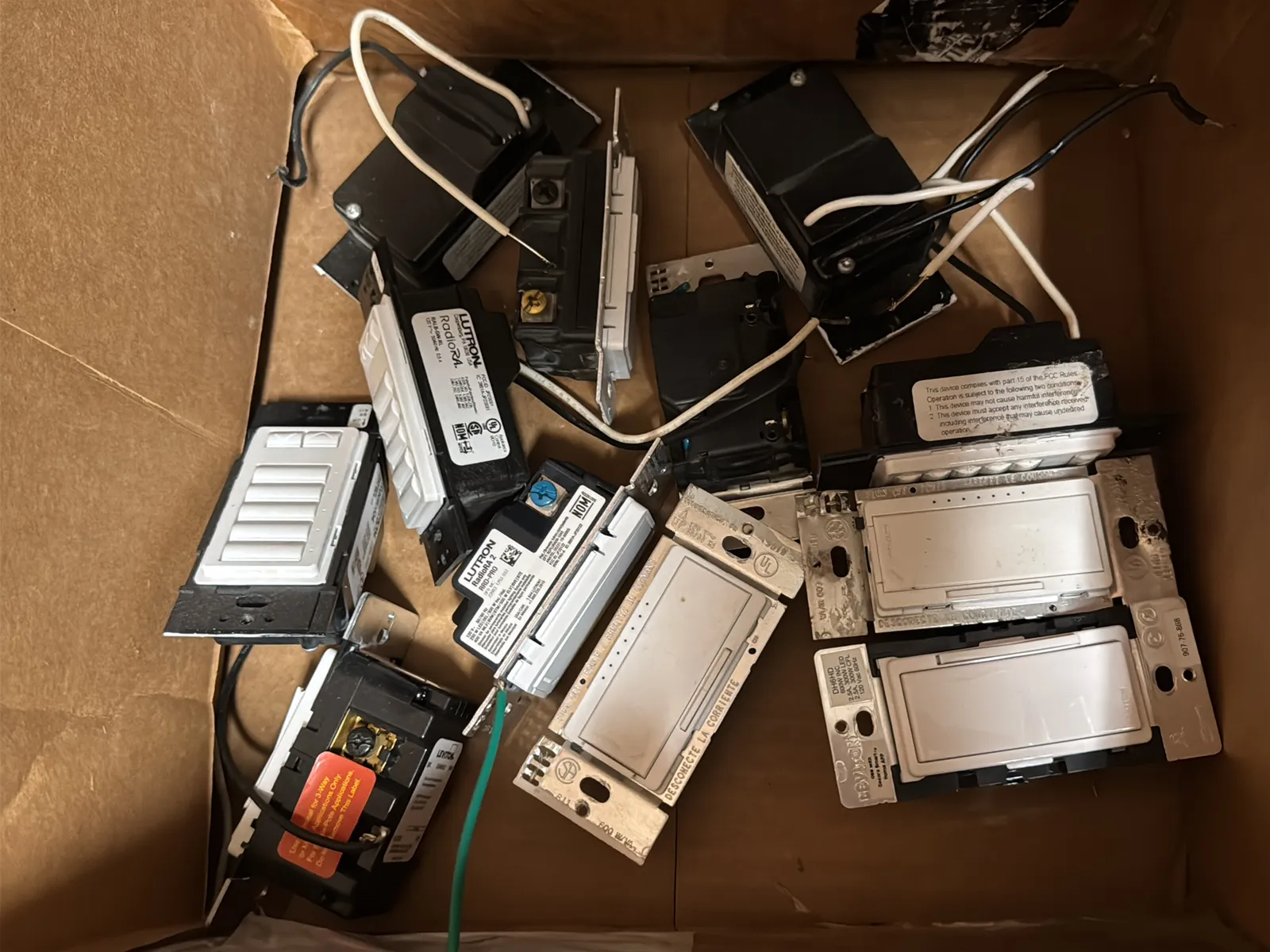 Contents Of (1) Shelf: Assorted Lutron Accessories, Power Modules, Switches, Wireless And More, photo 11 of 11