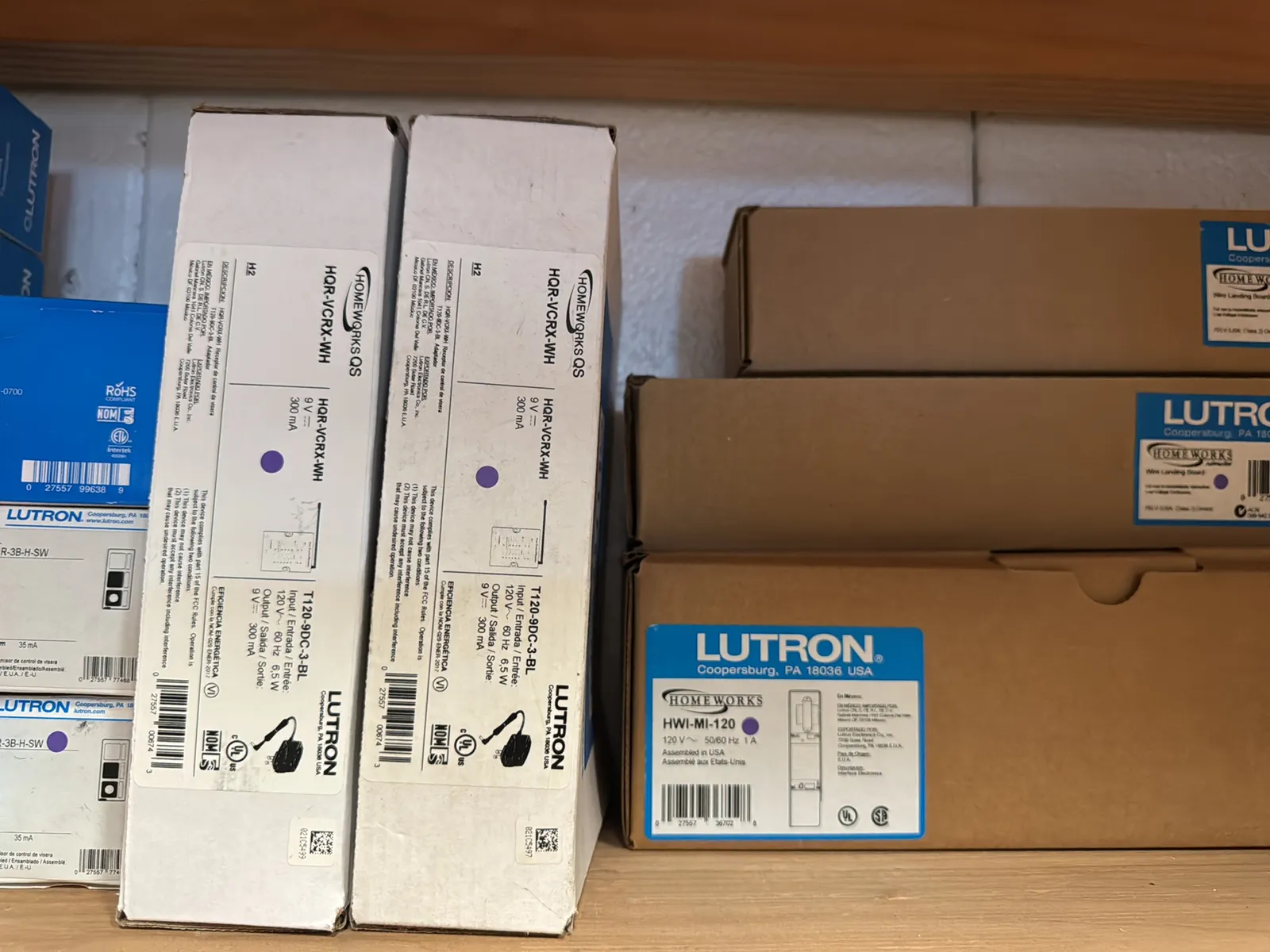 Contents Of (1) Shelf: Assorted Lutron Accessories, Landing Boards, Dimming Modules, Switches And More, photo 3 of 10