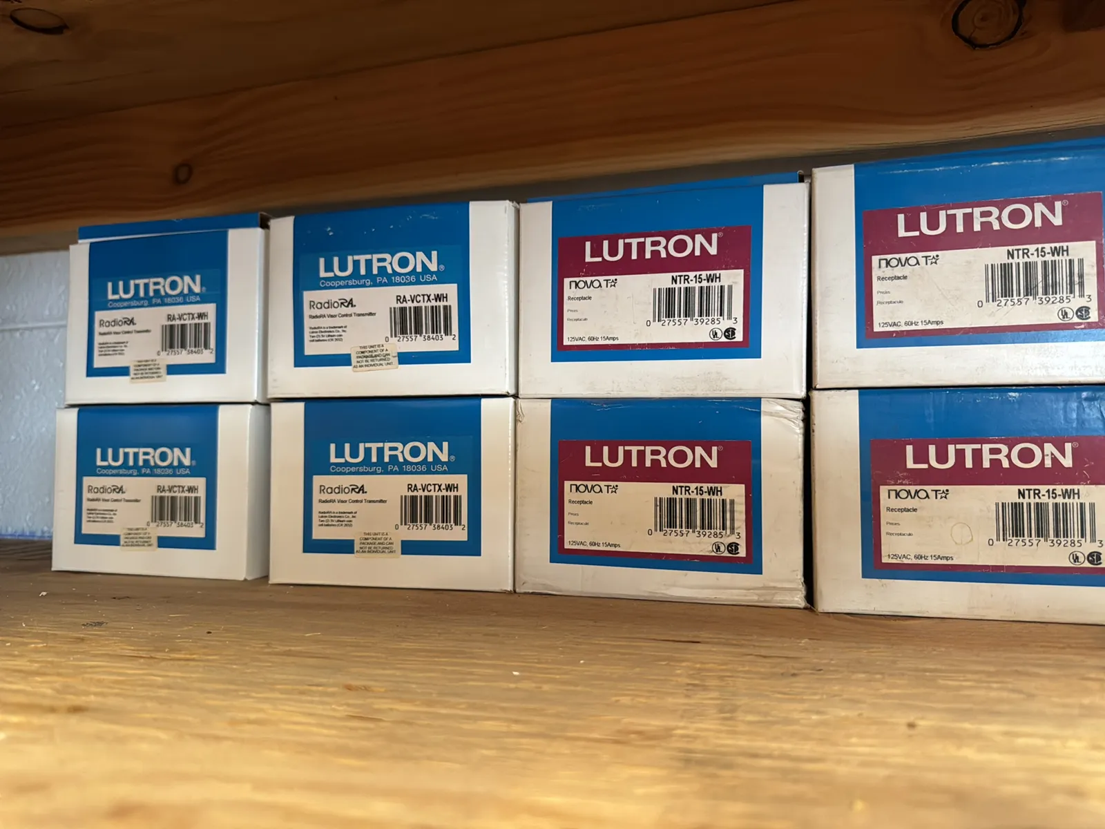 Contents Of (1) Shelf: Assorted Lutron Accessories, Power Modules, photo 7 of 9