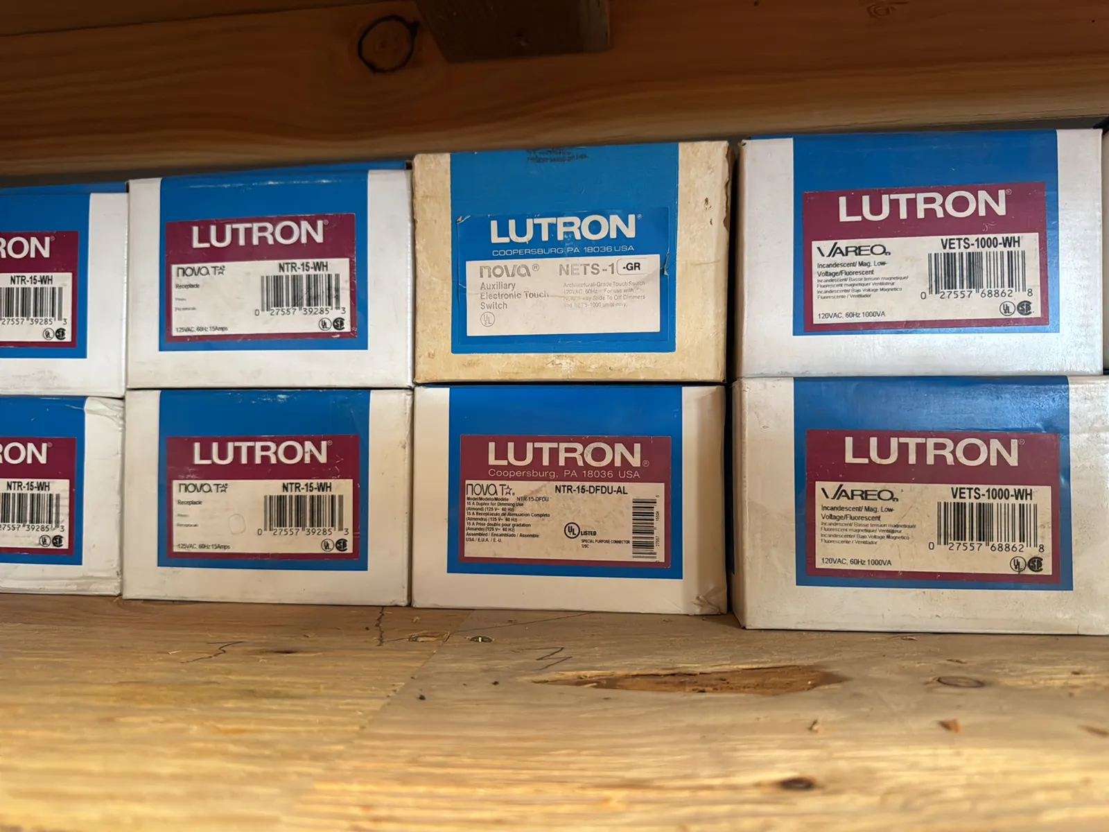 Contents Of (1) Shelf: Assorted Lutron Accessories, Power Modules, photo 6 of 9