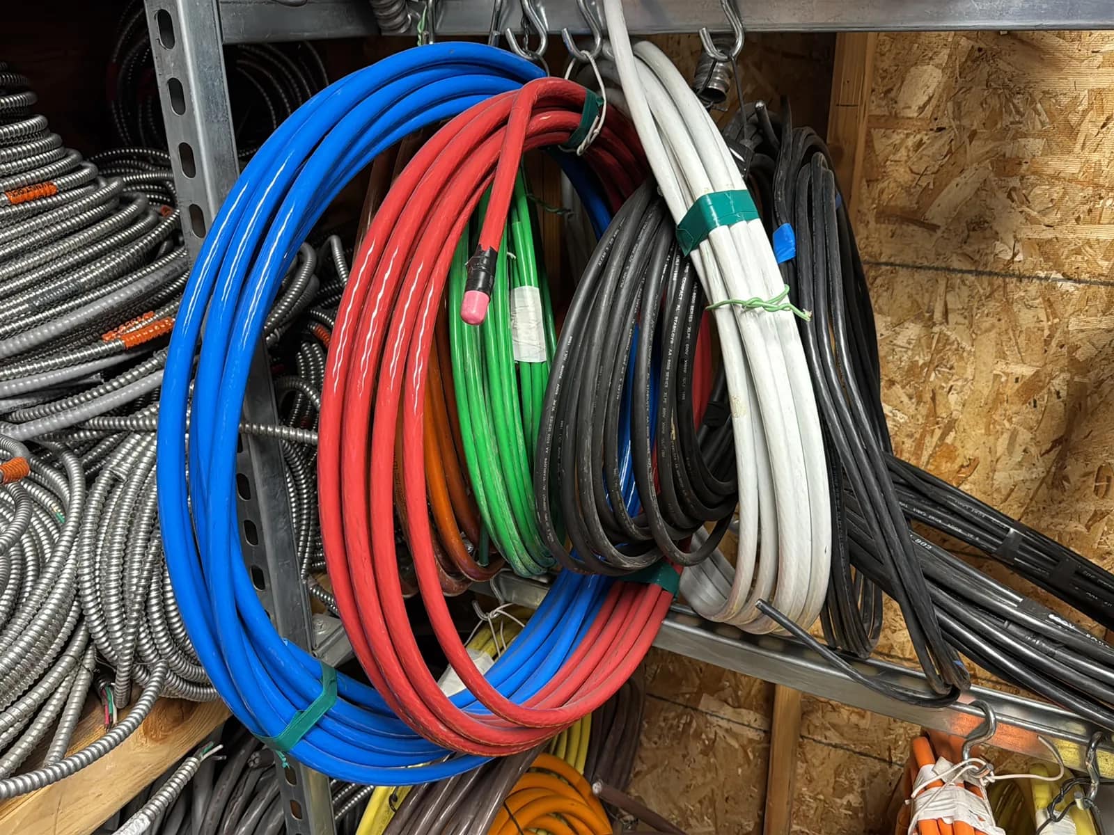 Contents Of (1) Shelf: Assorted Wire, photo 2 of 15