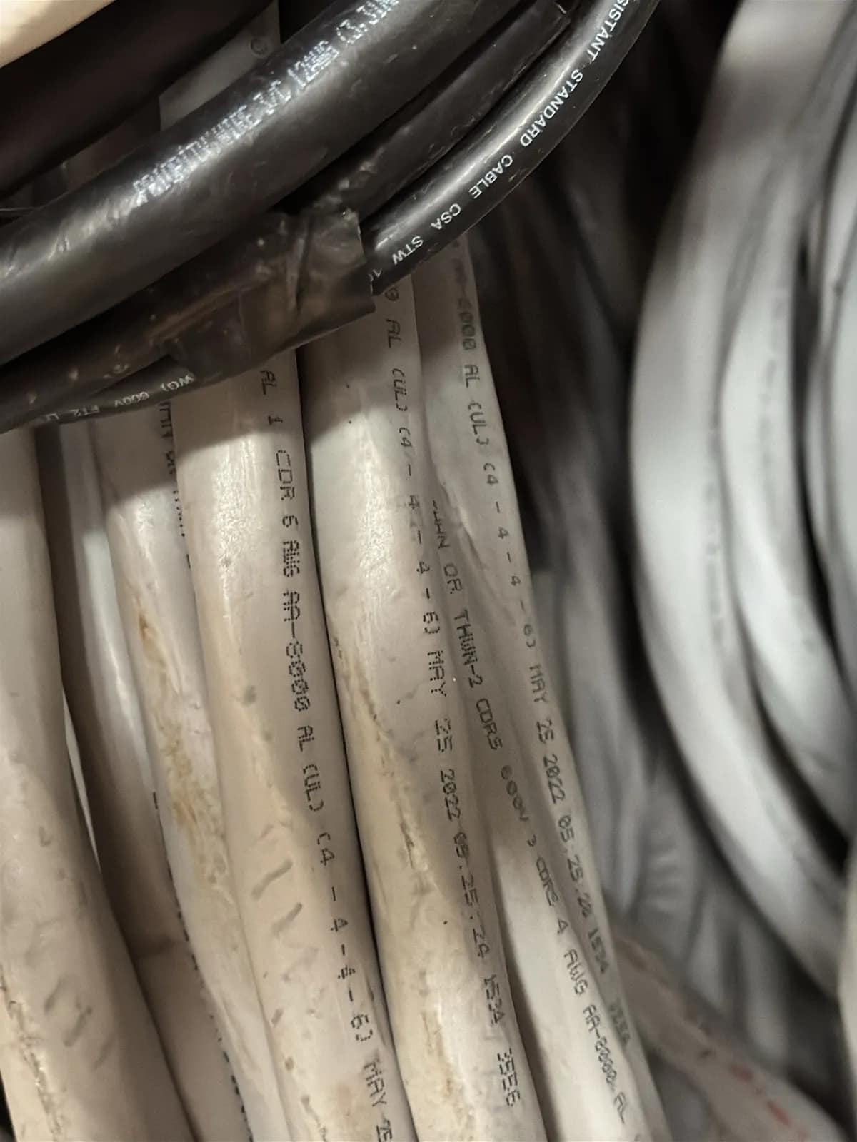 Contents Of (1) Shelf: Assorted Wire and Conduit, photo 6 of 7