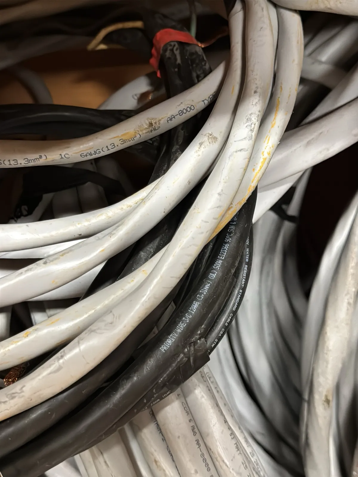 Contents Of (1) Shelf: Assorted Wire and Conduit, photo 4 of 7