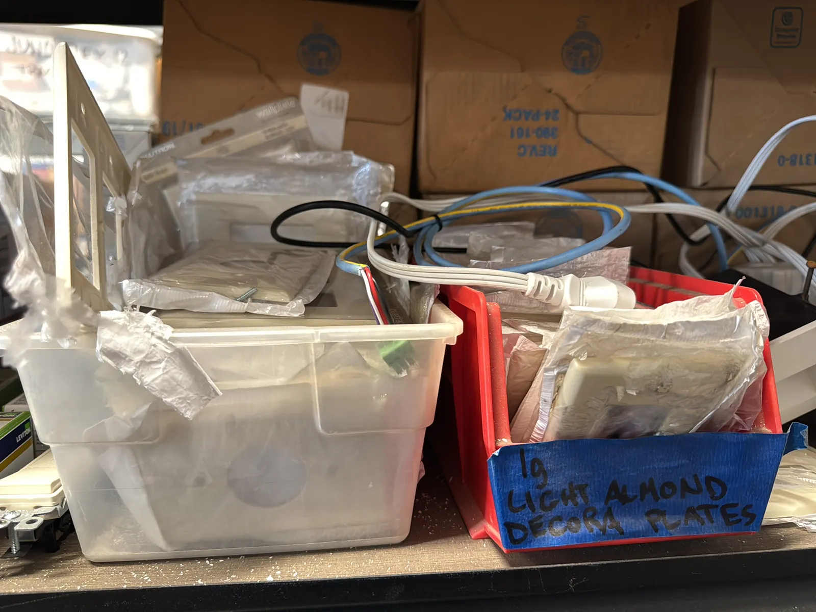 Contents Of (1) Shelf: Leviton Switches, Lutron Switches Switch Plates And More, photo 5 of 9