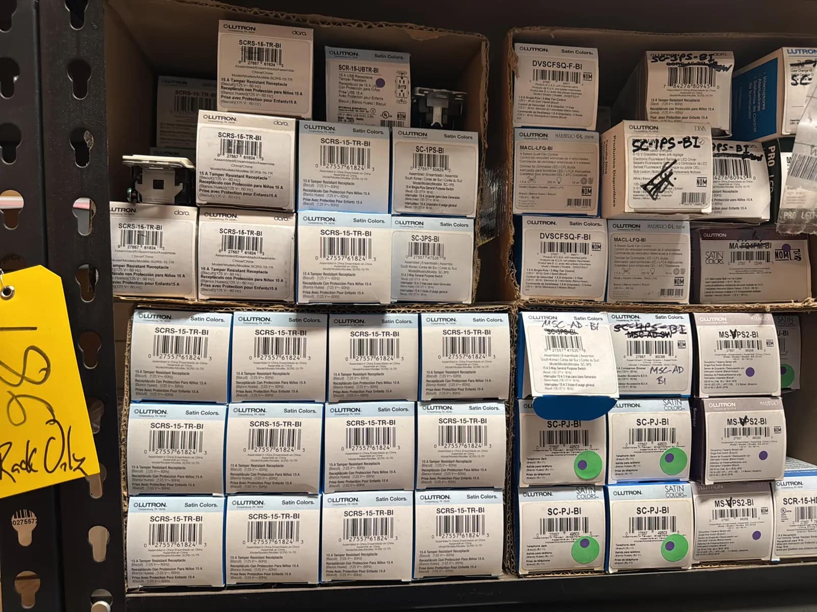 Contents Of (1) Shelf: Leviton Switches, Lutron Switches Switch Plates And More, photo 9 of 9