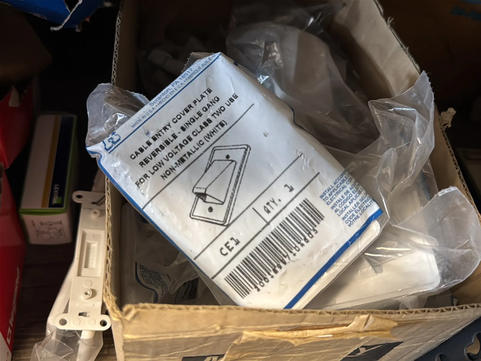Contents Of (1) Shelf: Leviton Switches, Lutron Switches, Hardware And More, photo 8 of 16