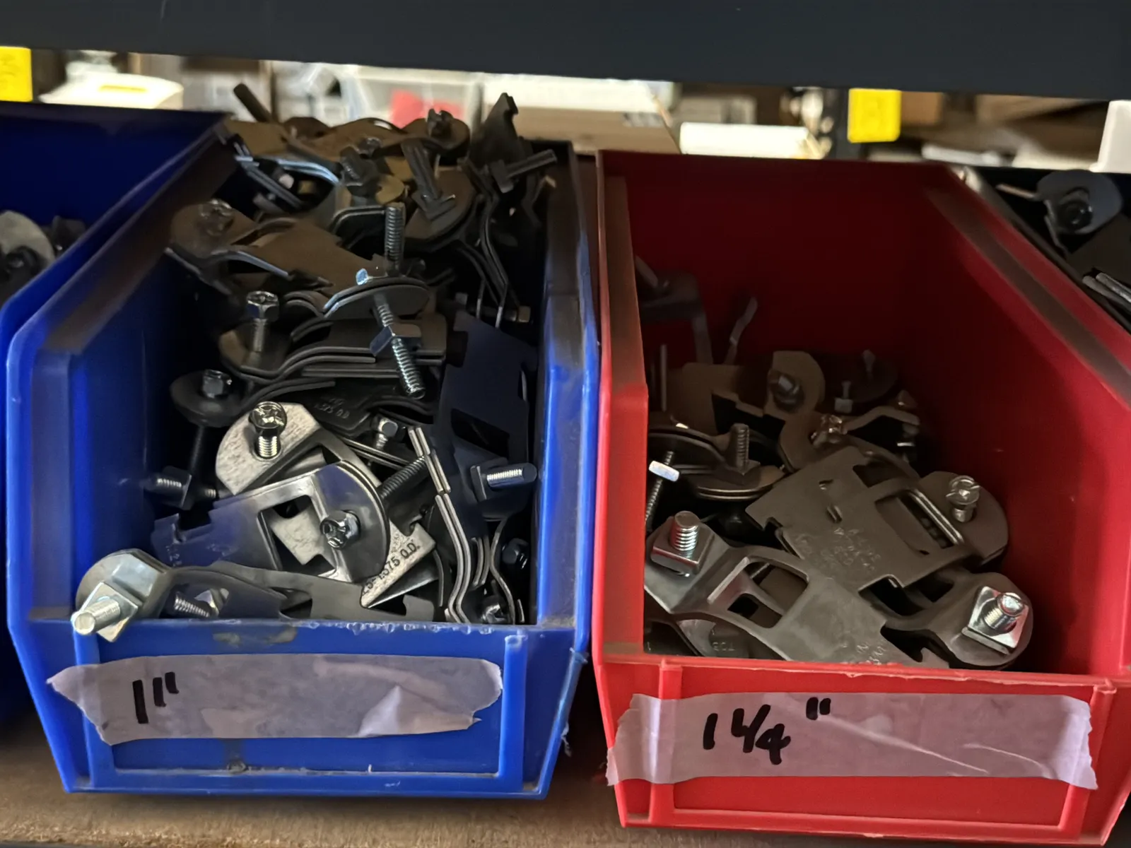 Contents Of (1) Shelf: Assorted Electrical Supply, Strut Strap Hardware And More, photo 3 of 13