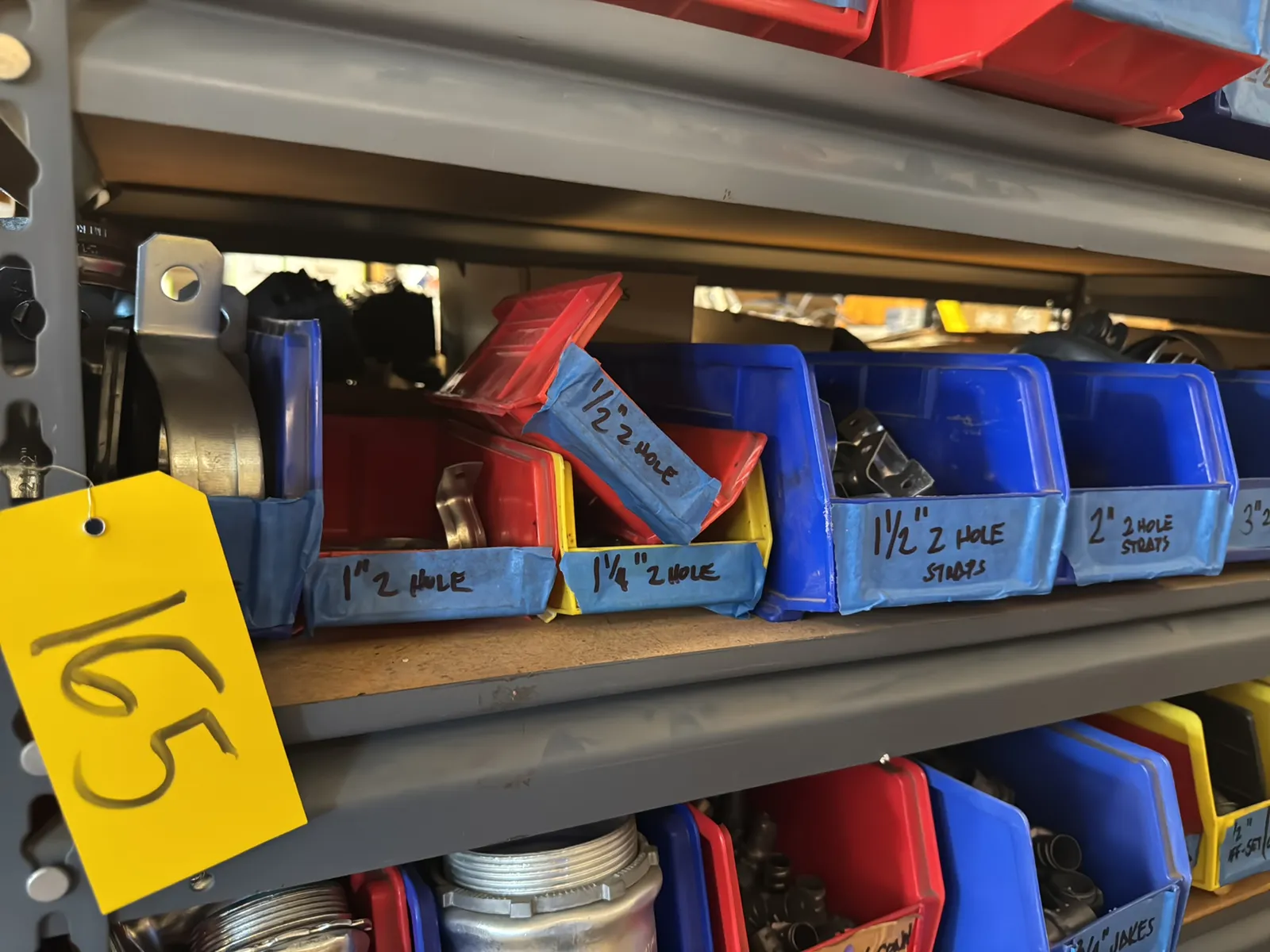 Contents Of (1) Shelf: Assorted Electrical Supply, Conduit Hardware And More, photo 1 of 11