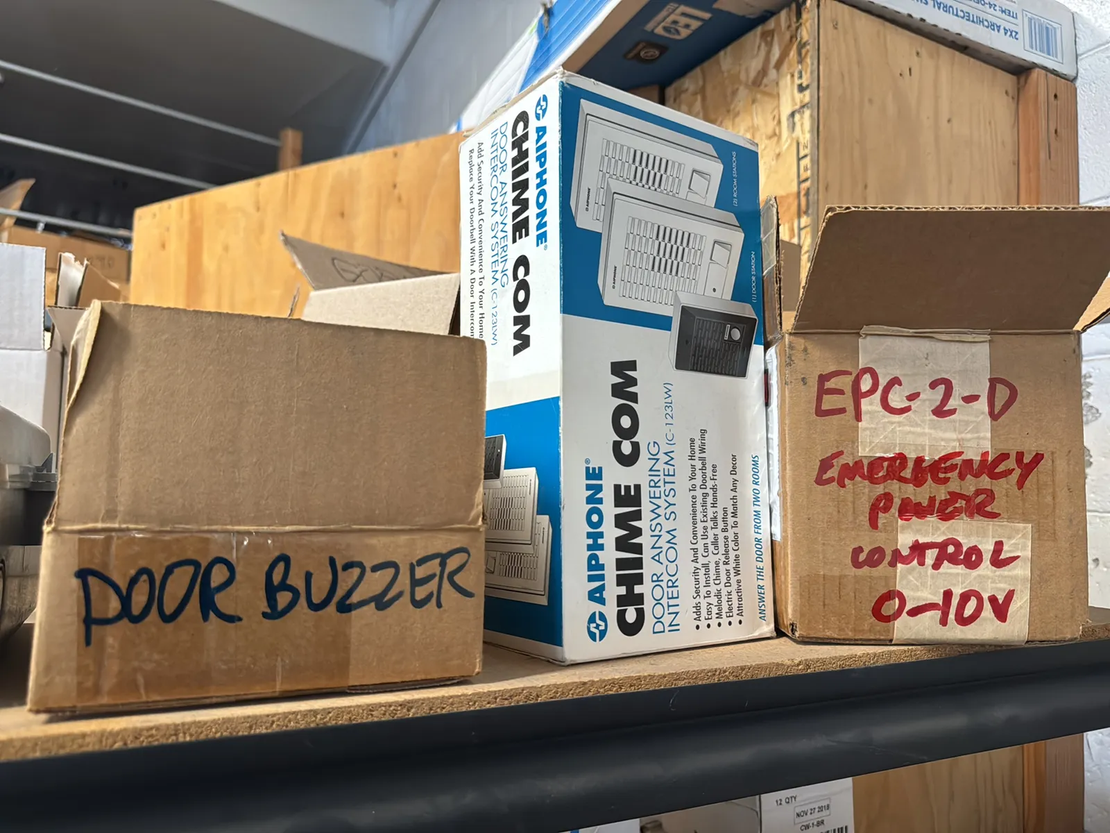 Contents Of (3) Top Shelves: Assorted Electrical Supply, Switches, Sensors, Meters And More, photo 10 of 18
