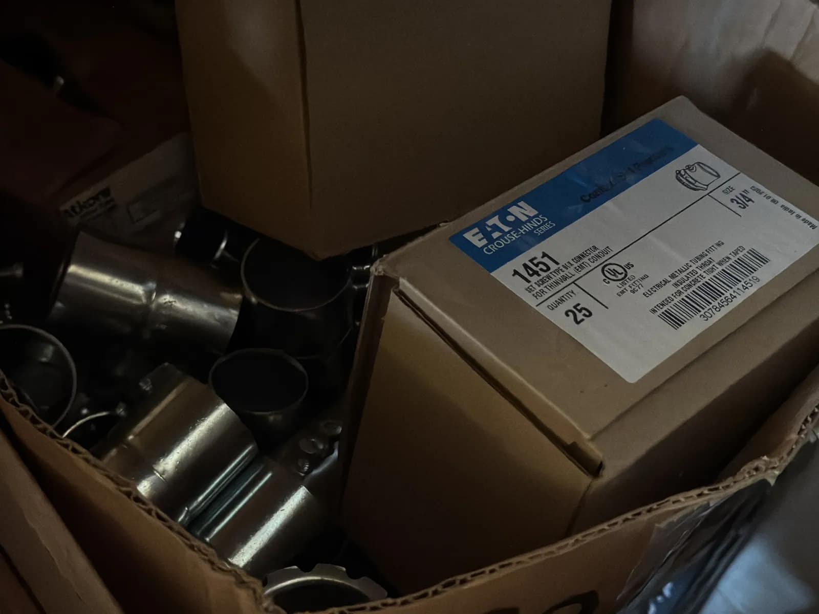 Contents Of (1) Shelf: Assorted Electrical Supply, Connecting Hardware And More, photo 7 of 11