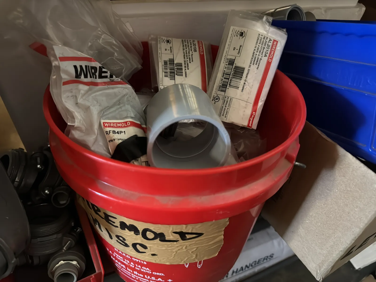 Contents Of (1) Shelf: Assorted Electrical Supply, Connecting Hardware And More, photo 3 of 11