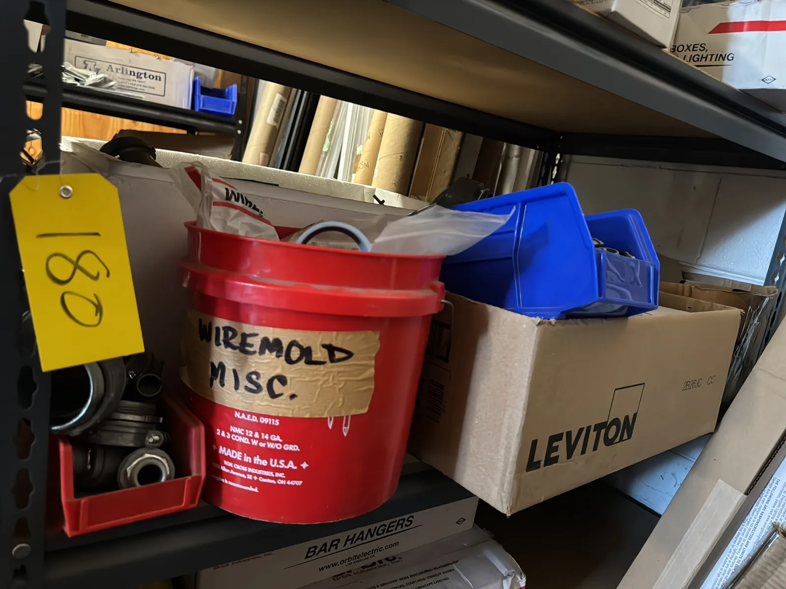 Contents Of (1) Shelf: Assorted Electrical Supply, Connecting Hardware And More, photo 1 of 11