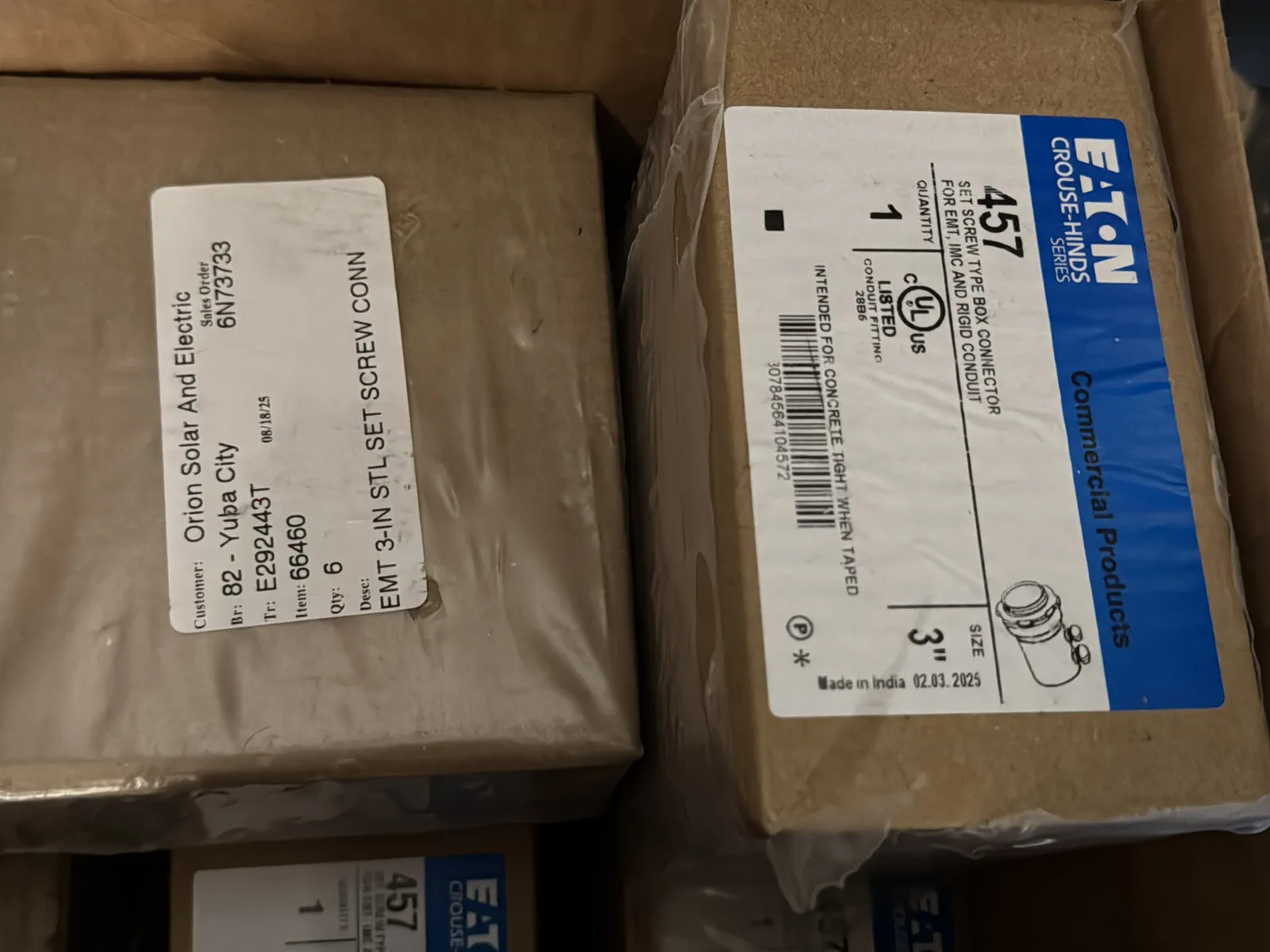 Contents Of Corner: Power Strips, Eaton Connectors, Strip Lighting And More, photo 10 of 12