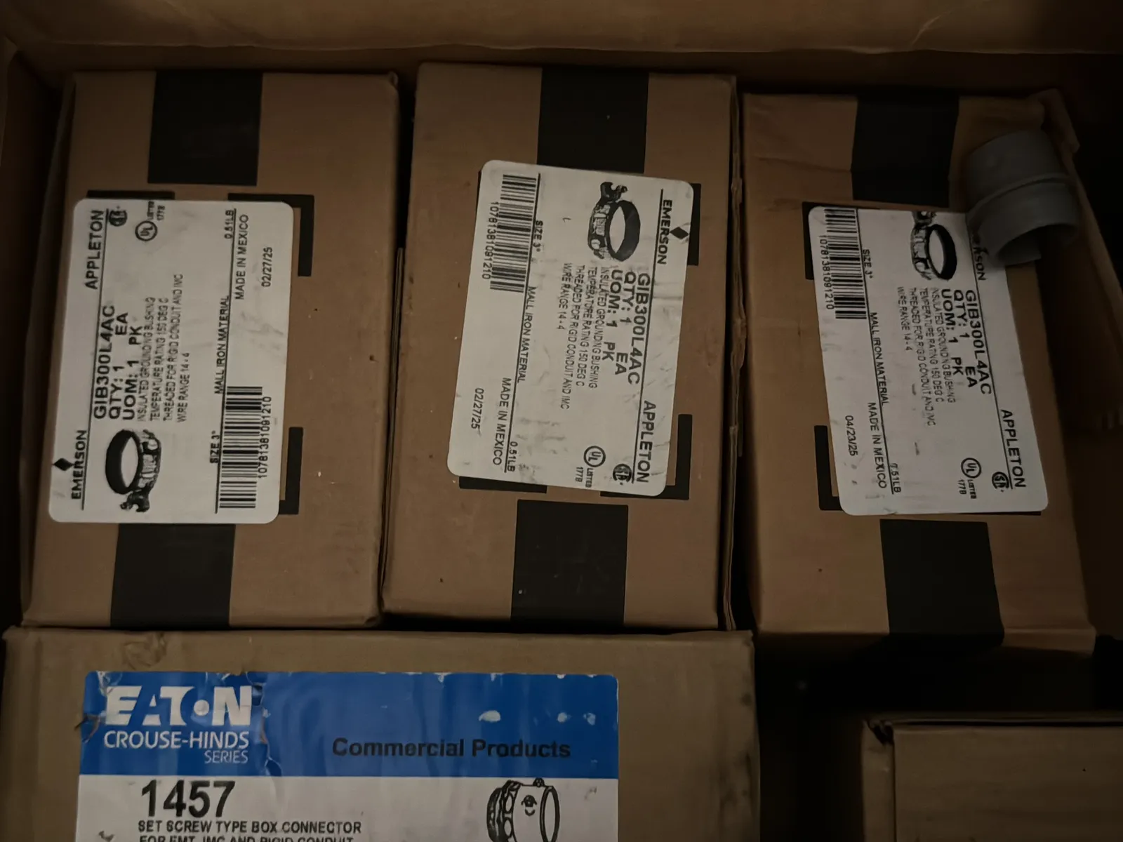 Contents Of Corner: Power Strips, Eaton Connectors, Strip Lighting And More, photo 11 of 12