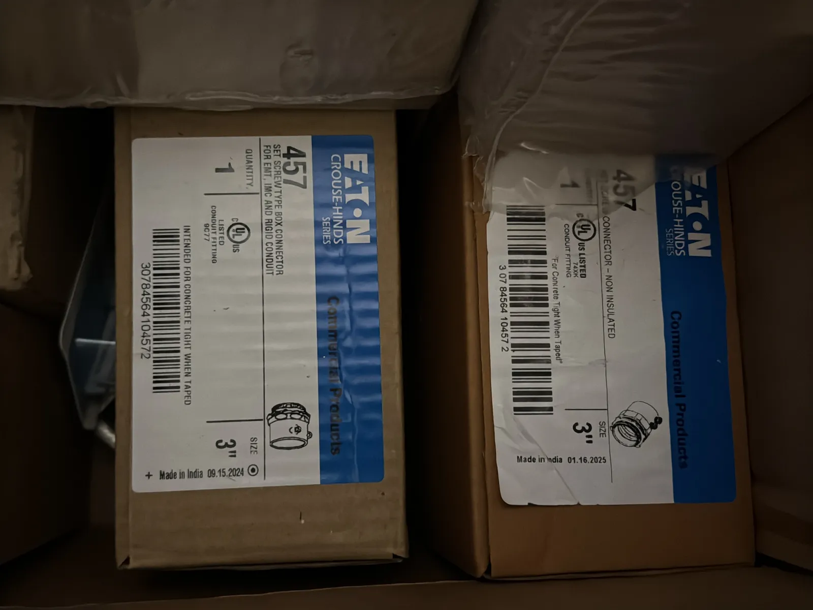 Contents Of Corner: Power Strips, Eaton Connectors, Strip Lighting And More, photo 9 of 12