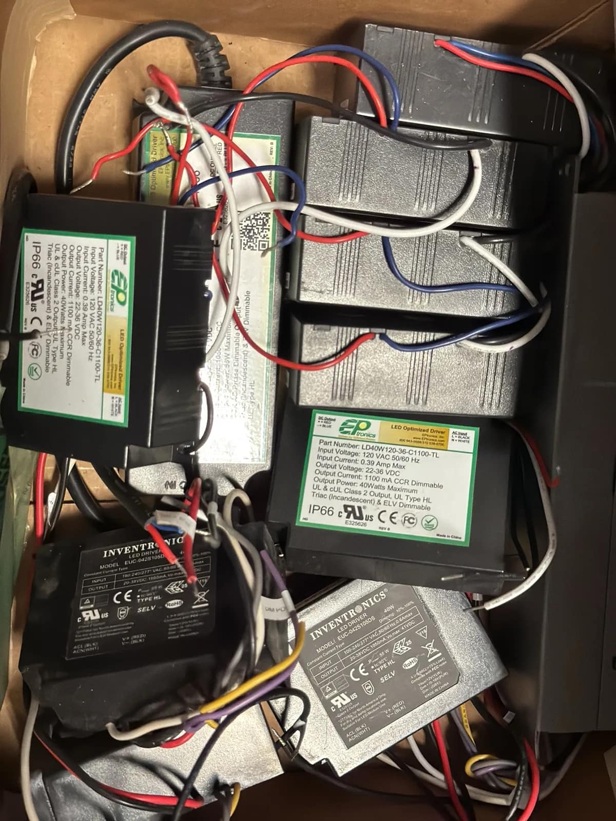 Contents Of (1) Shelf: Assorted Electrical Supply, Nuts And Brackets, Assorted Hardware And More, photo 7 of 10